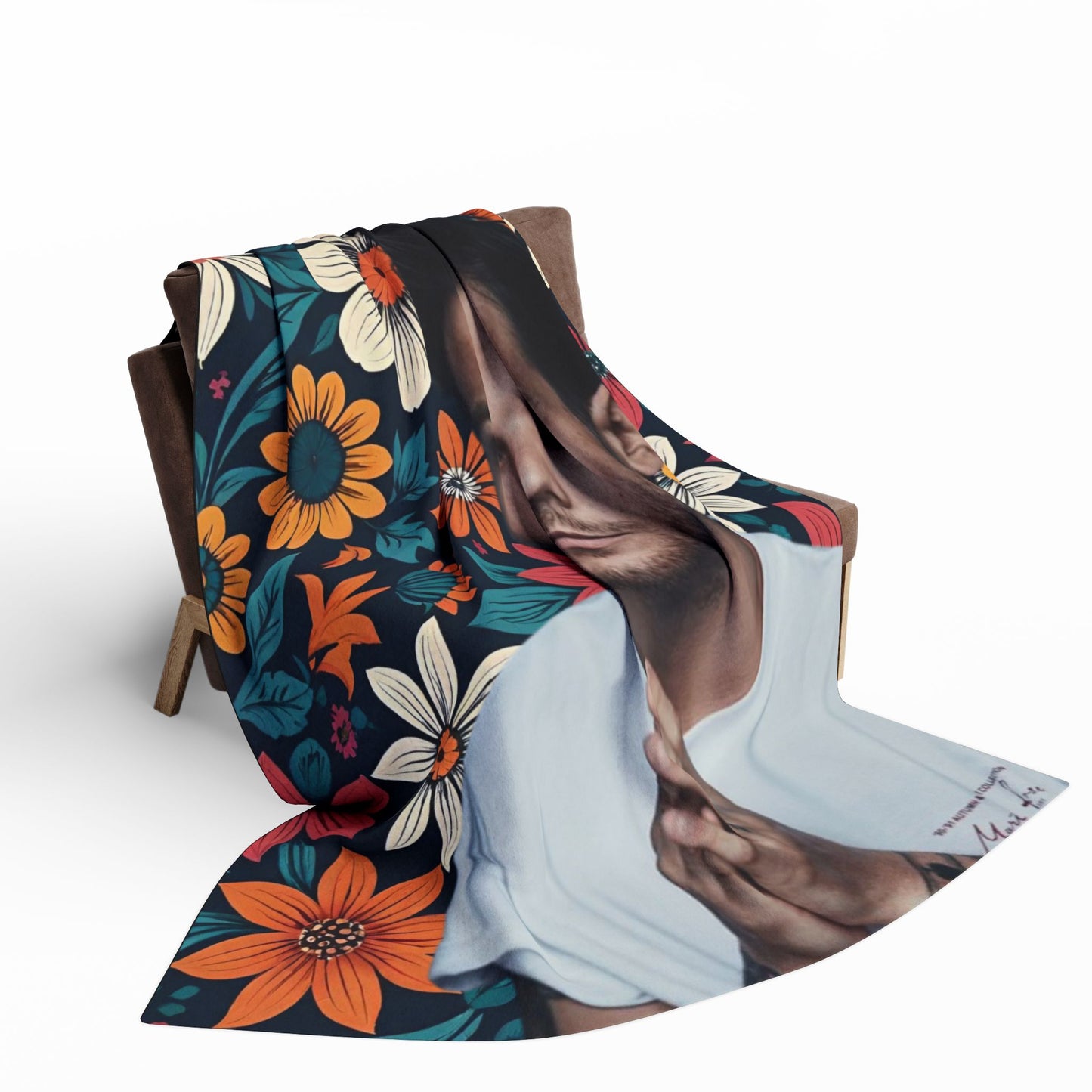 Fan Art Fleece Blanket - Louis Fan Art Tomlinson Inspired Throw Blanket