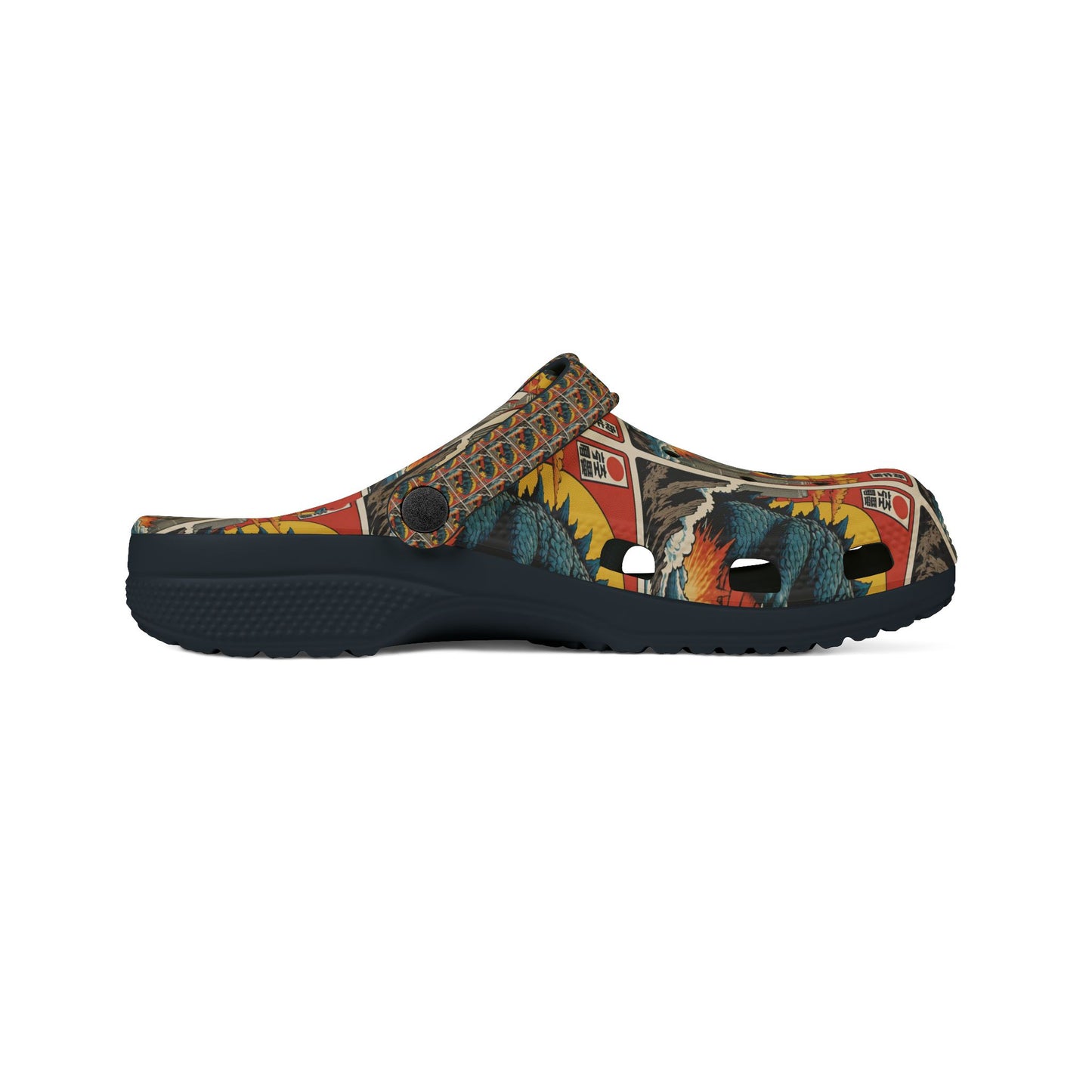 Vintage Japanese Godzilla Rubber Shoes, Godzilla gift, unisex Godzilla shoes