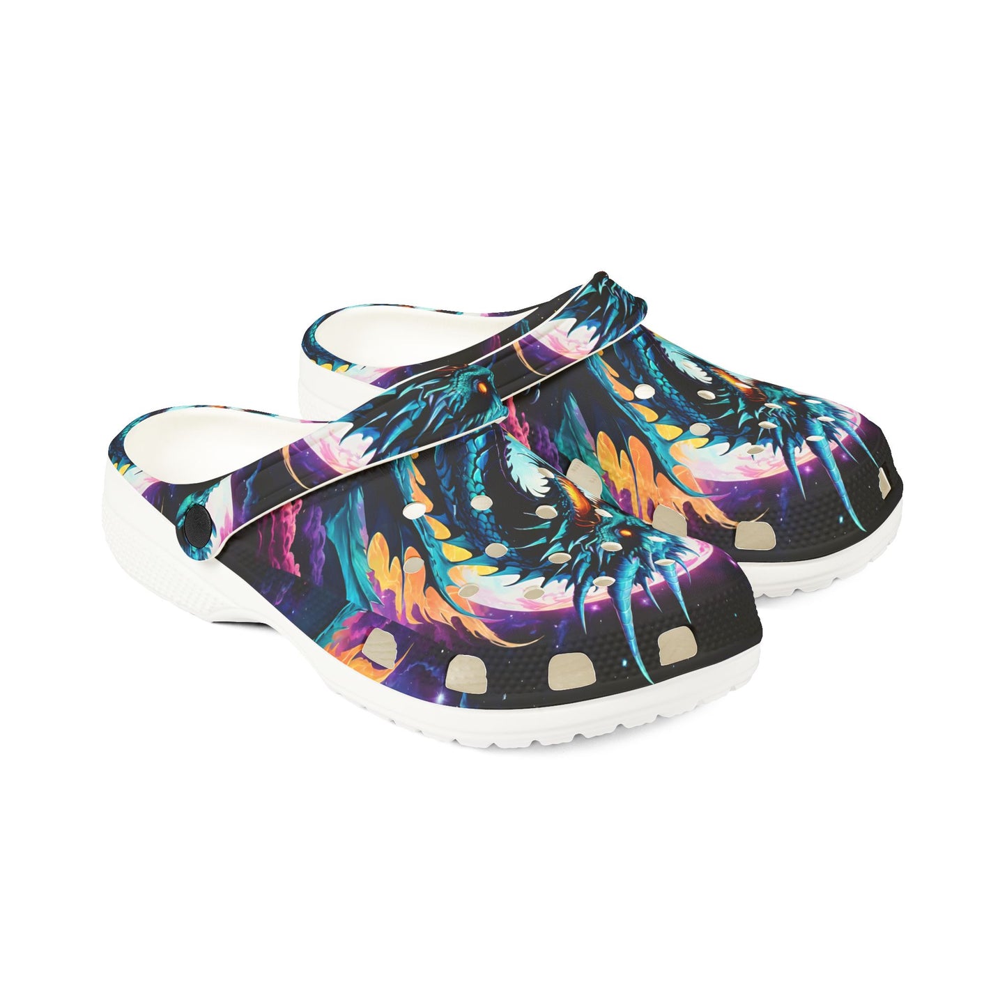 Dragon Fantasy Clog Slides