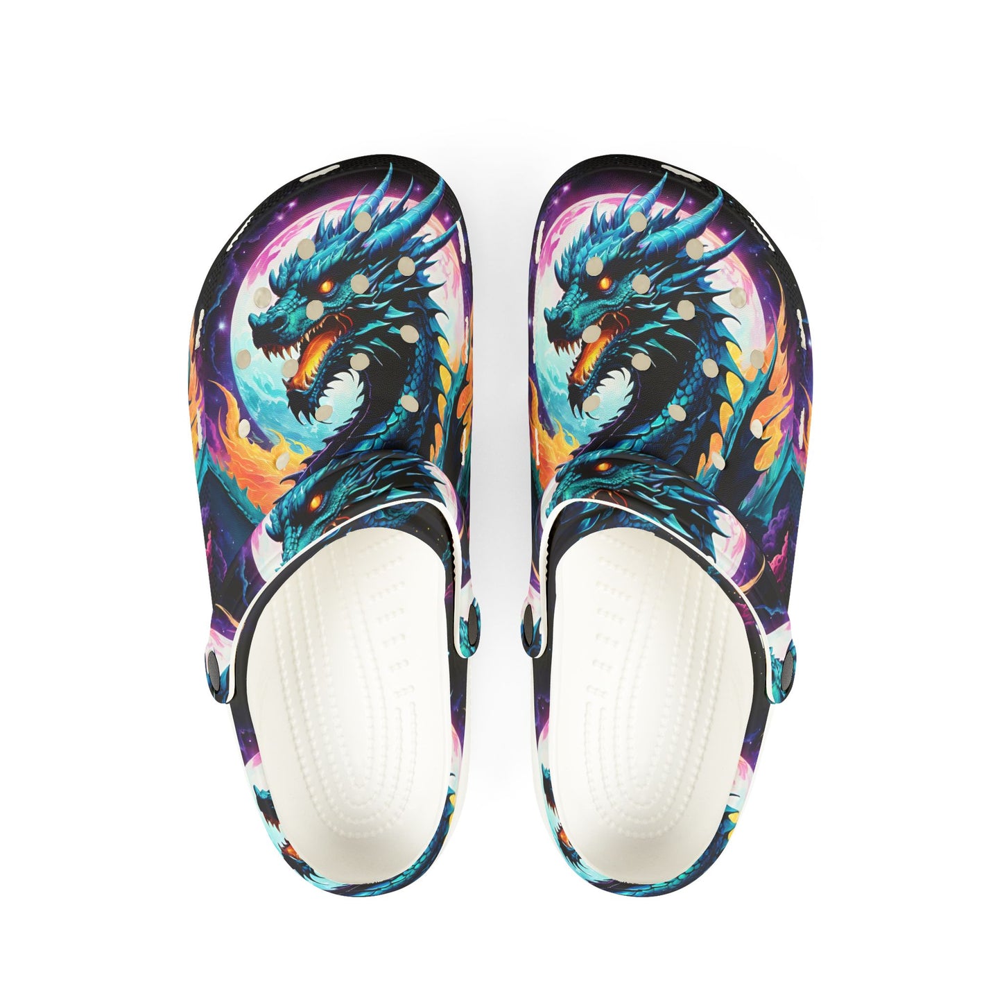 Dragon Fantasy Clog Slides