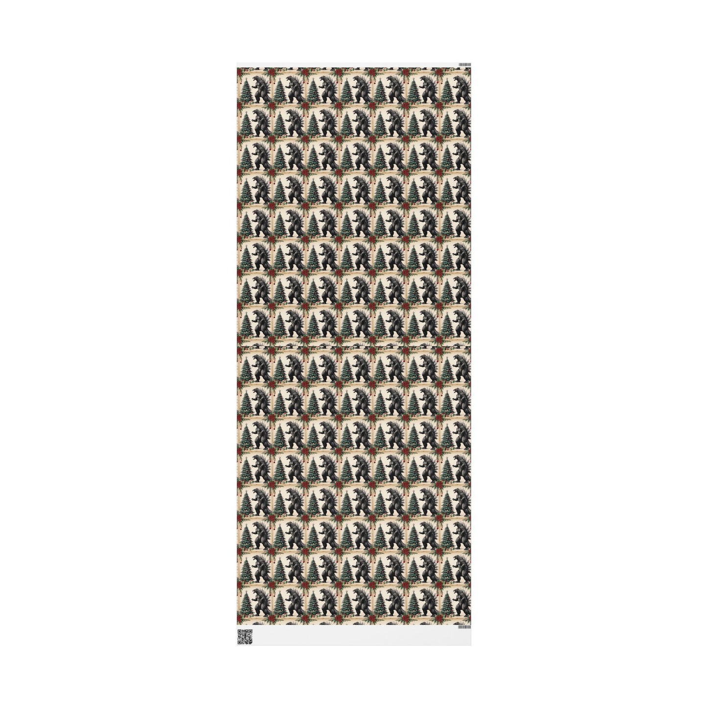 Wrapping Paper Godzilla Christmas Gift Wrap