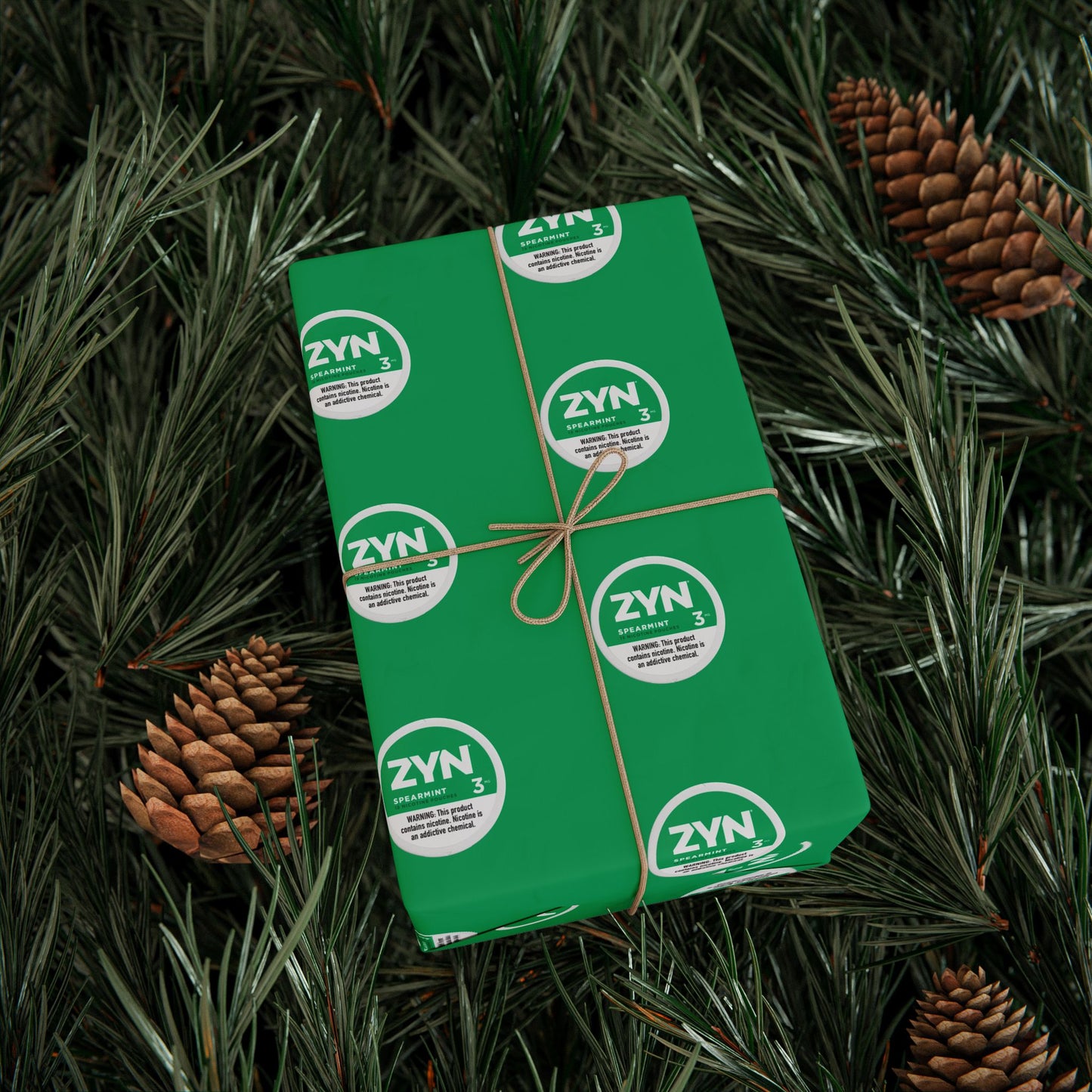 Green Wrapping Paper, Funny Gift