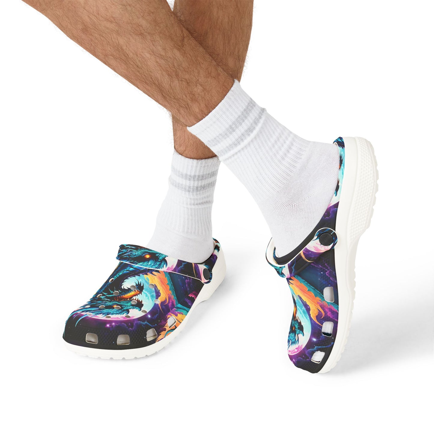 Dragon Fantasy Clog Slides