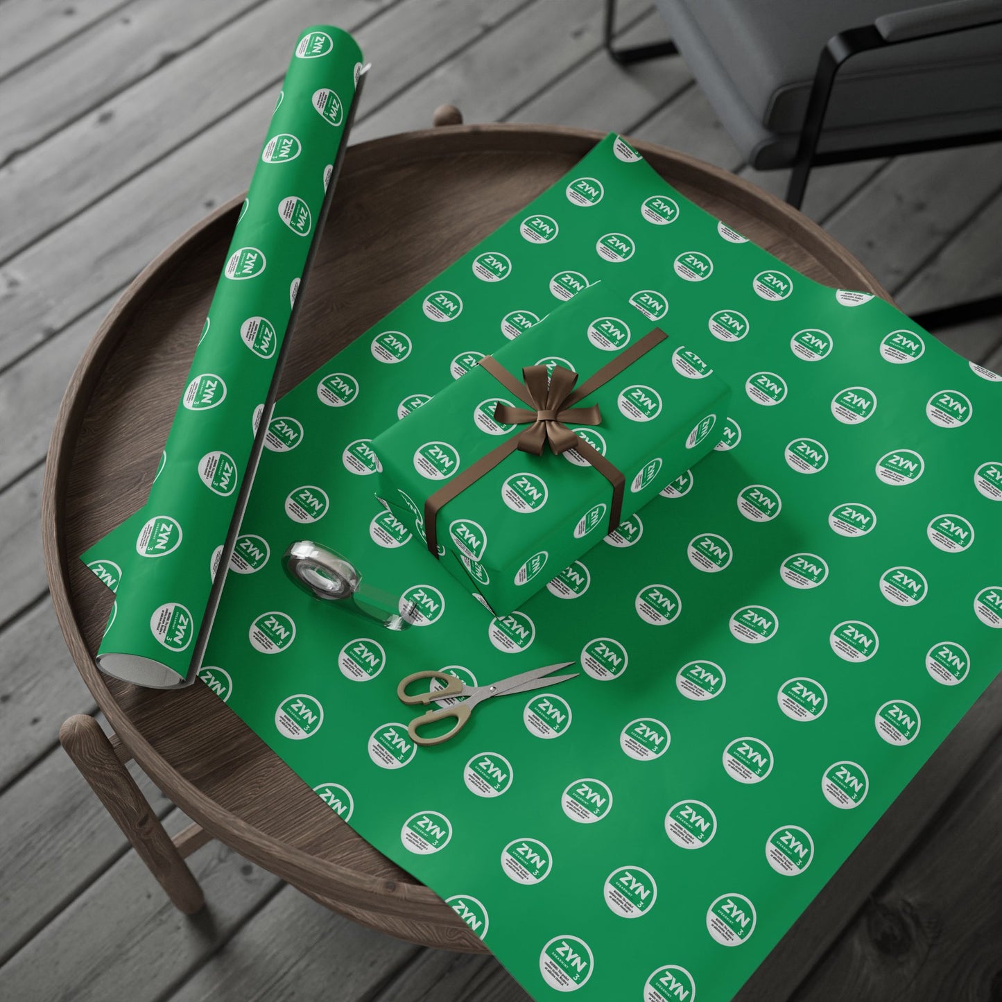 Green Wrapping Paper, Funny Gift