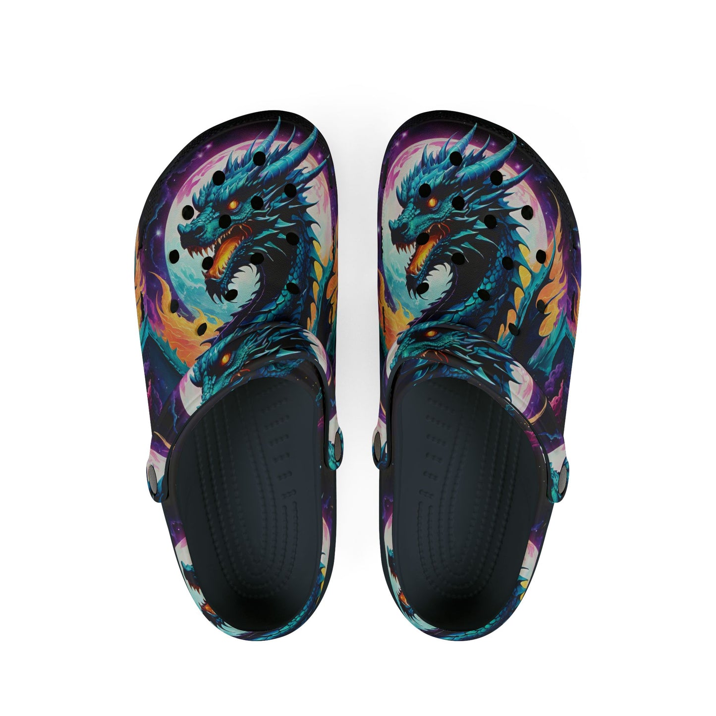 Dragon Fantasy Clog Slides