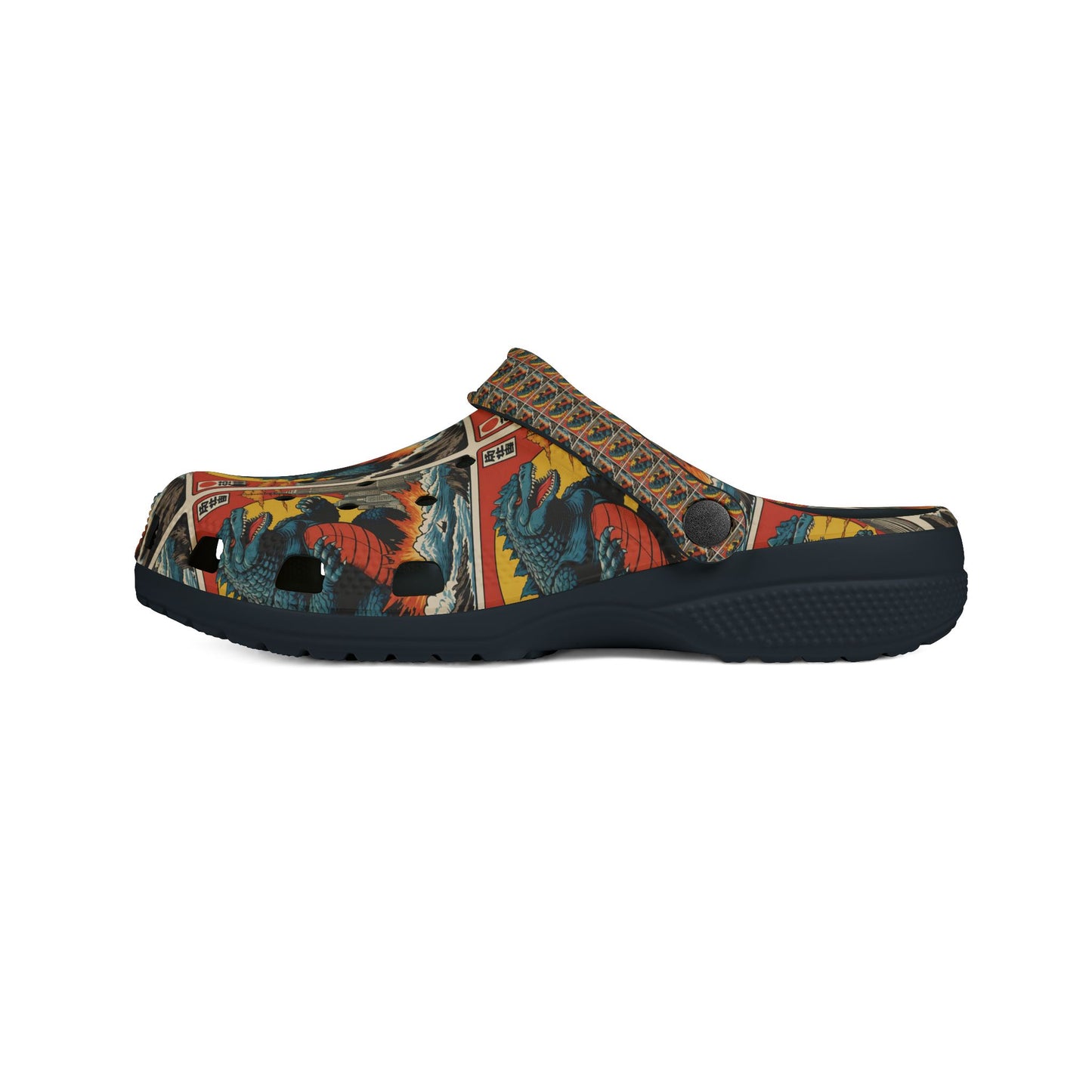 Vintage Japanese Godzilla Rubber Shoes, Godzilla gift, unisex Godzilla shoes