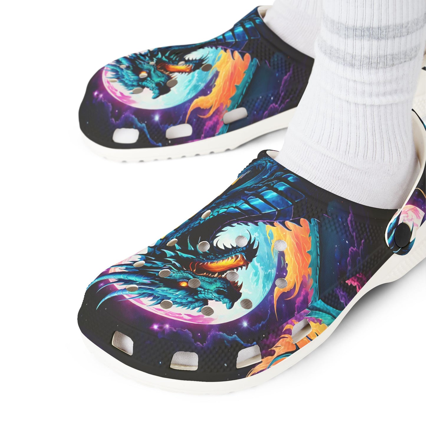 Dragon Fantasy Clog Slides