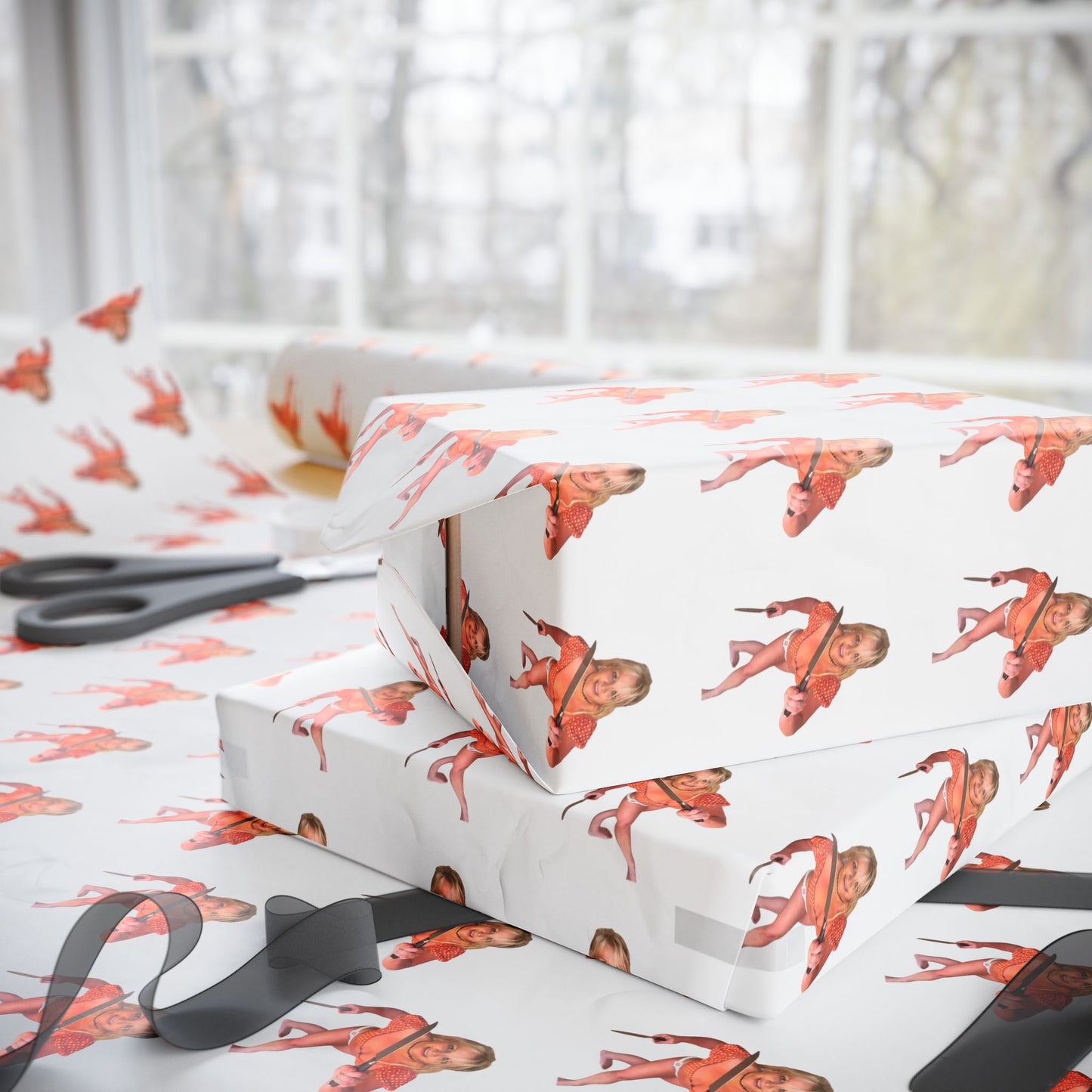 Wrapping Paper - Britney Knife Dance Viral Funny Gift Wrap
