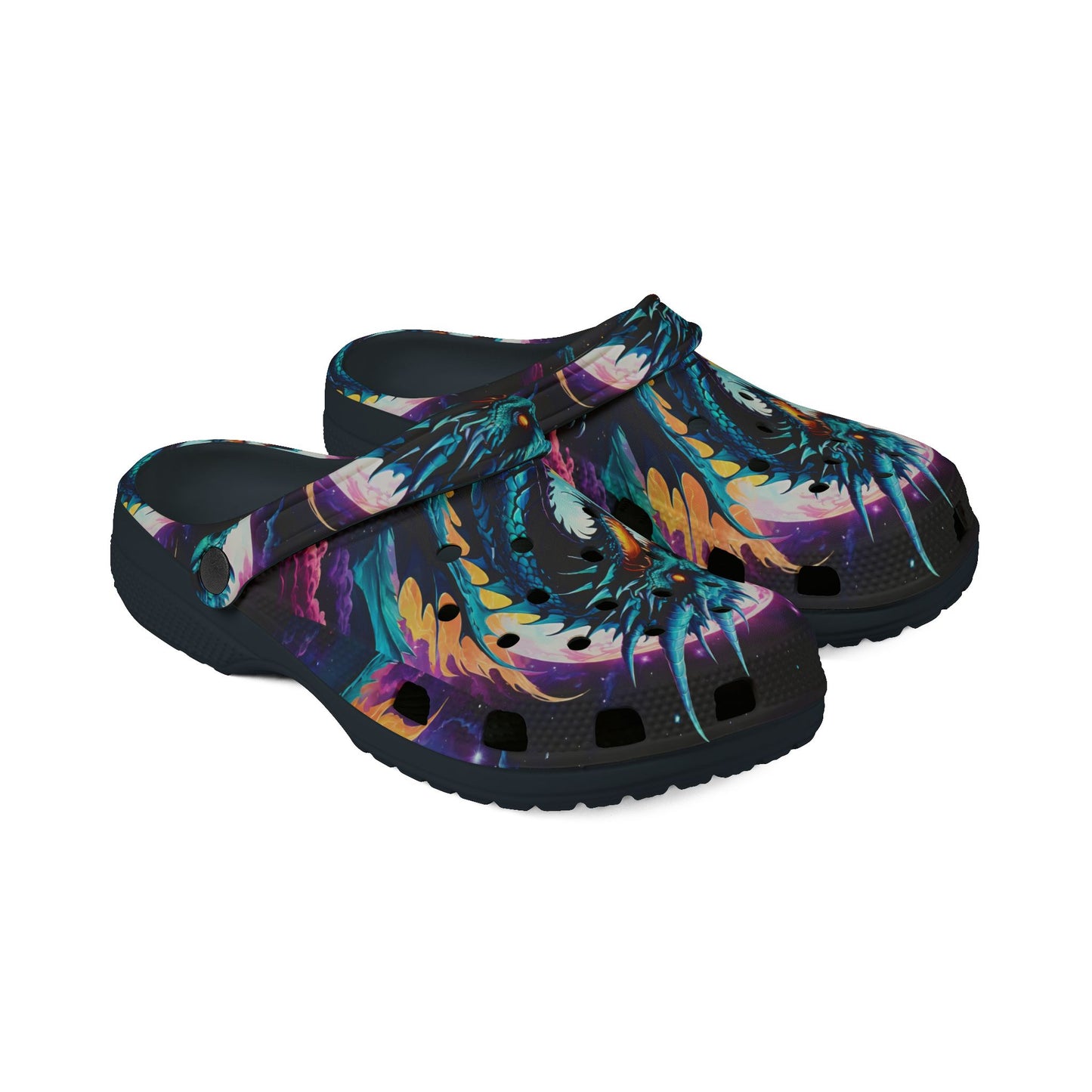 Dragon Fantasy Clog Slides