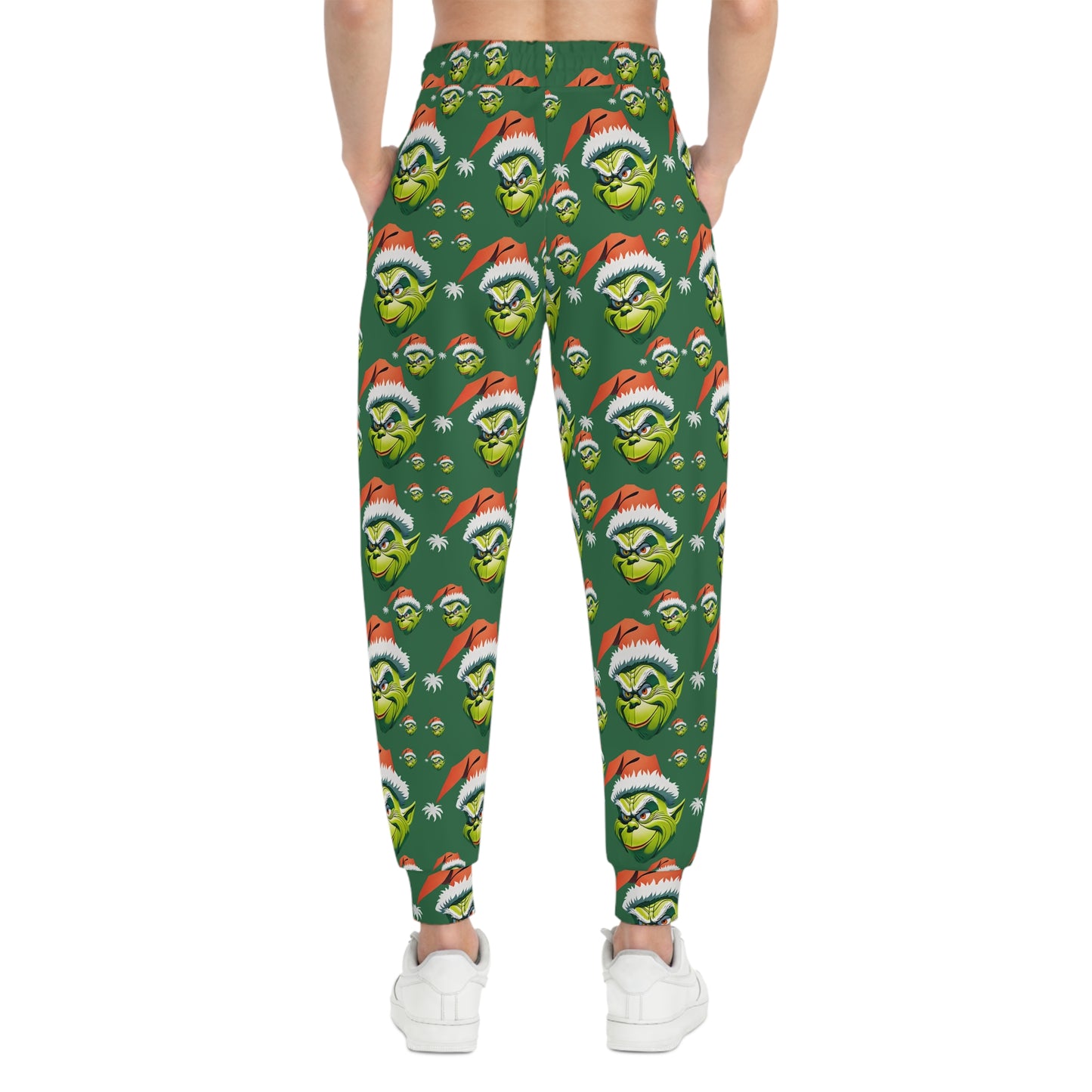 Christmas Cartoon Athletic Joggers, Holiday Funny Xmas Pants, Cute Sweatpants, Best Gifts