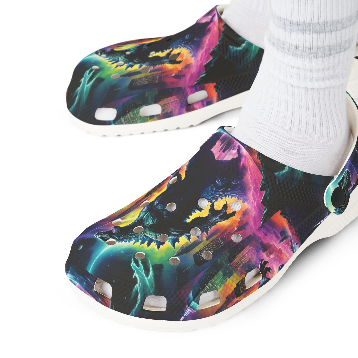 NYC Godzilla Rubber Shoes