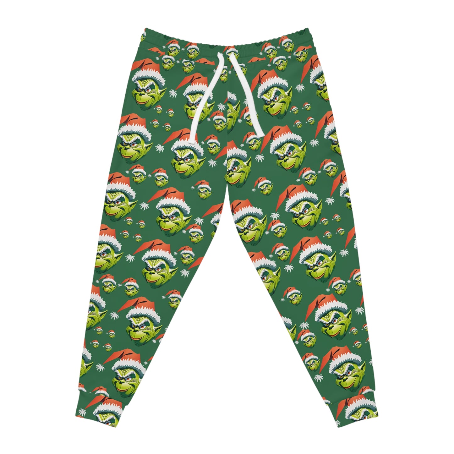 Christmas Cartoon Athletic Joggers, Holiday Funny Xmas Pants, Cute Sweatpants, Best Gifts