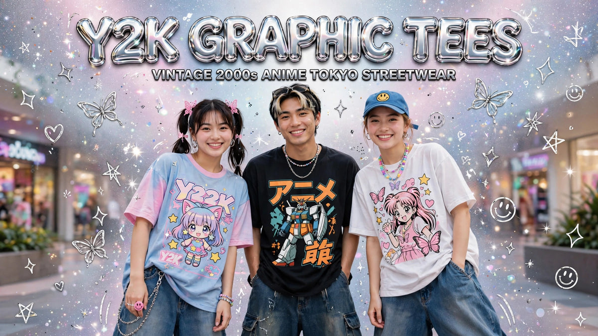 y2k graphic tee design