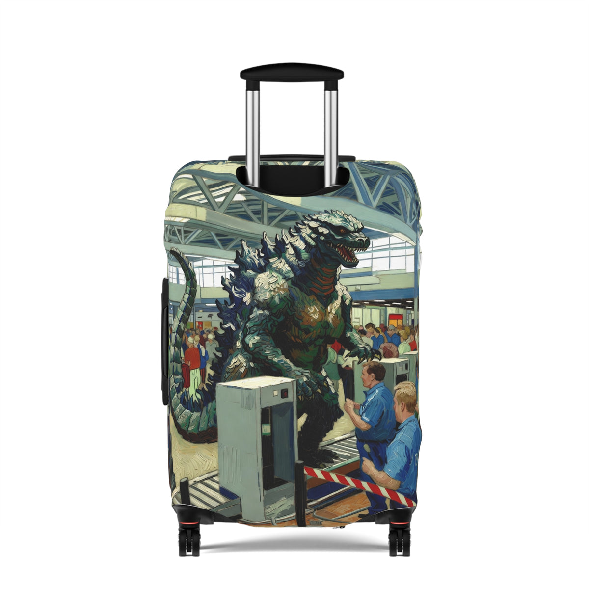 Giant Monster Airport Luggage Cover - Funny Travel Suitcase Protector