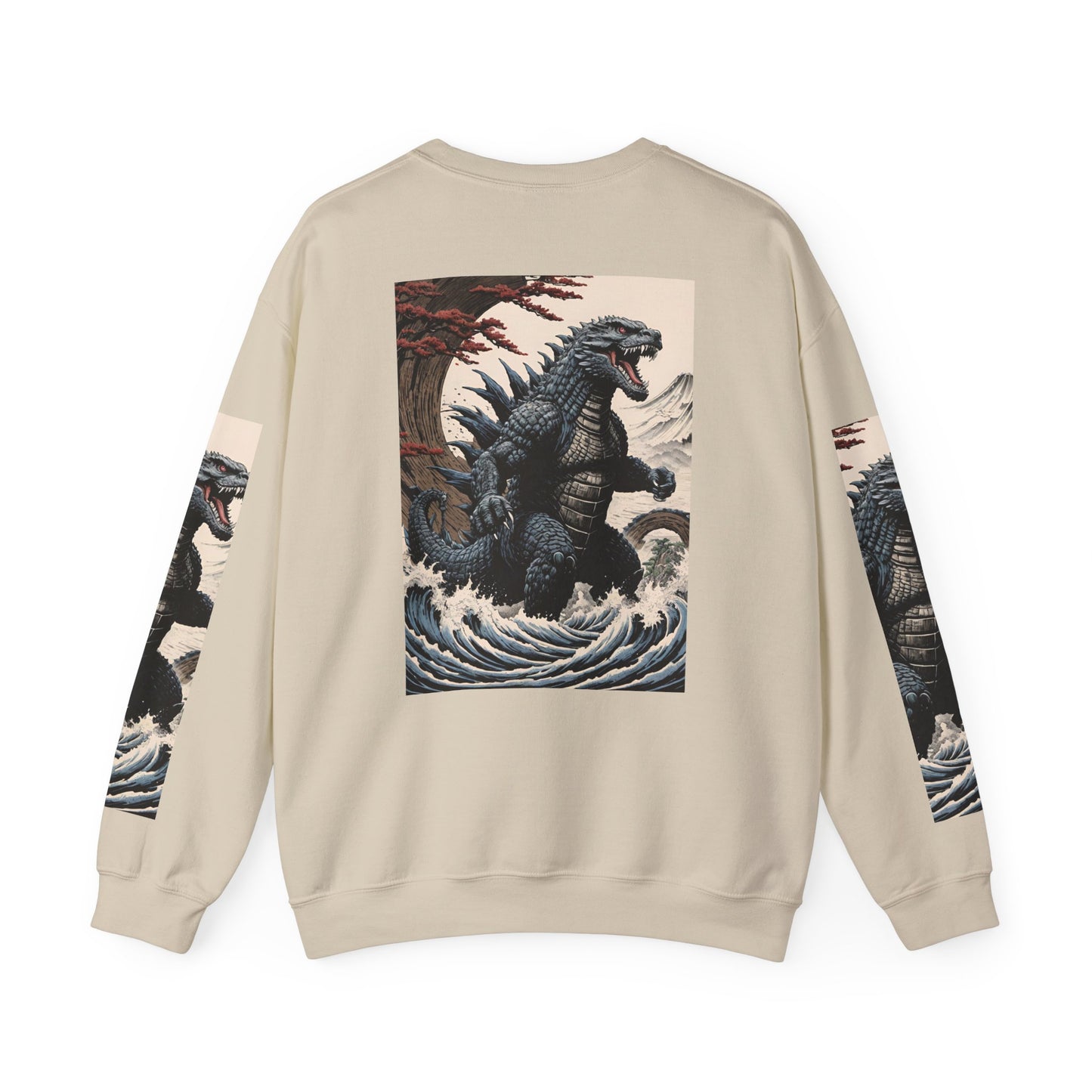 Retro Godzilla Crewneck Sweatshirt - Unisex Heavy Blend™