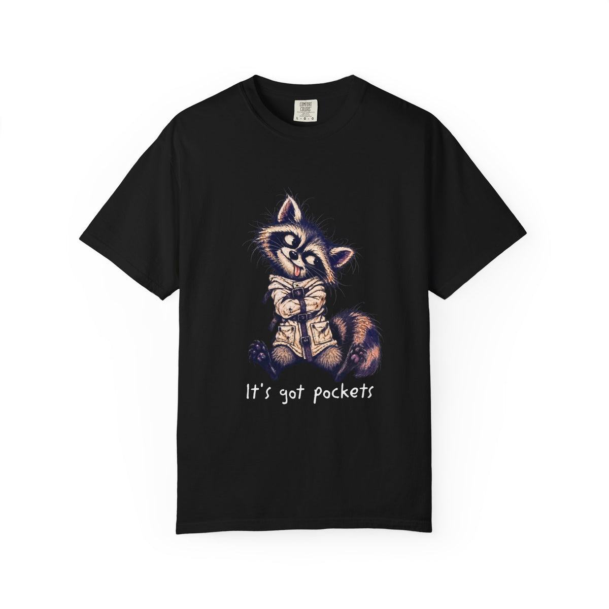 It’s Got Pockets Raccoon T-Shirt