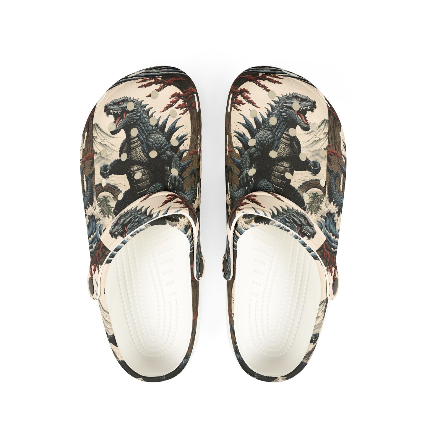 Ancient Japanese Kaiju Godzilla Rubber Shoes