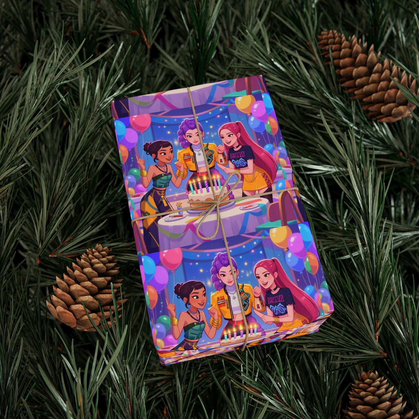 Kpop birthday wrapping paper, Kpop birthday gift wrap