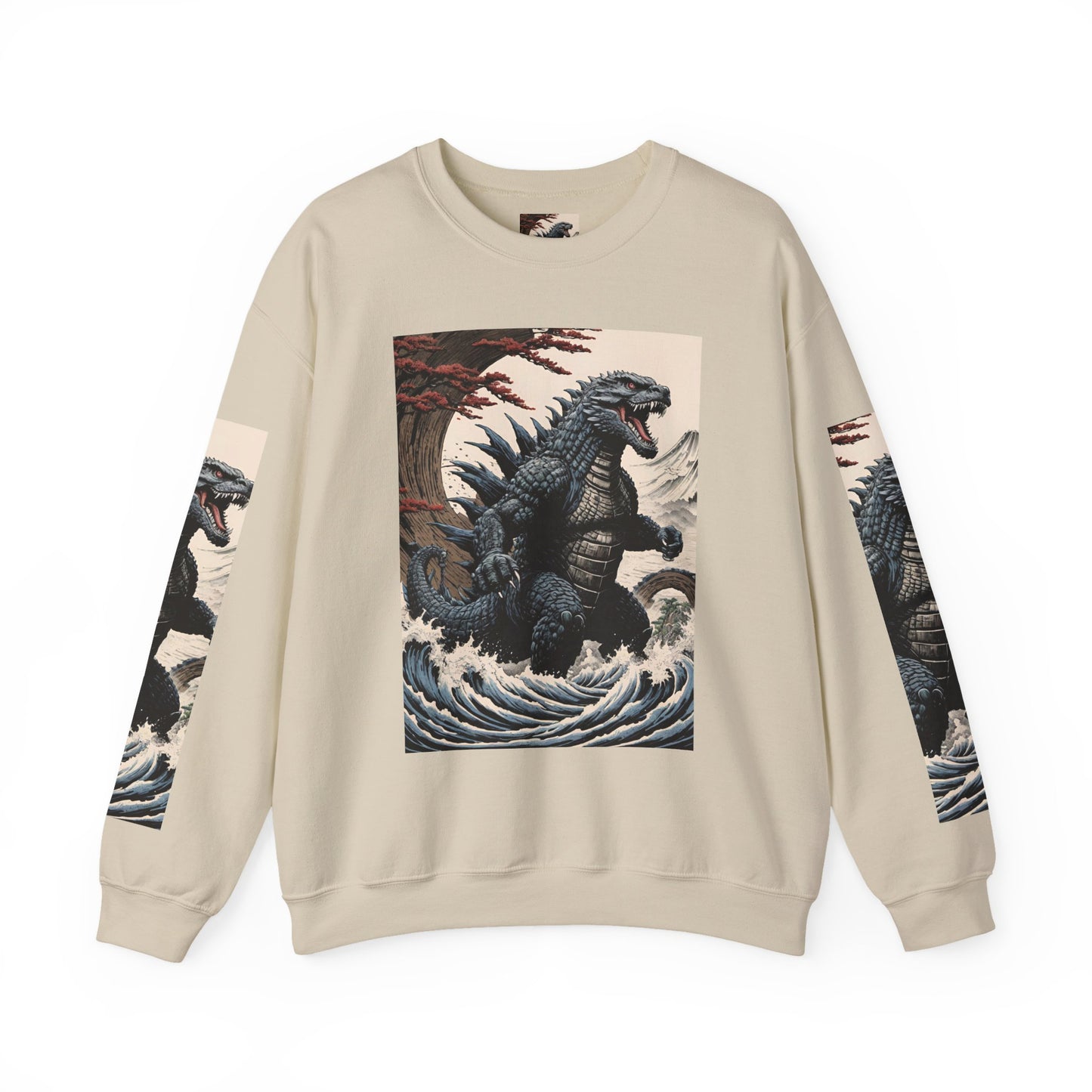 Retro Godzilla Crewneck Sweatshirt - Unisex Heavy Blend™
