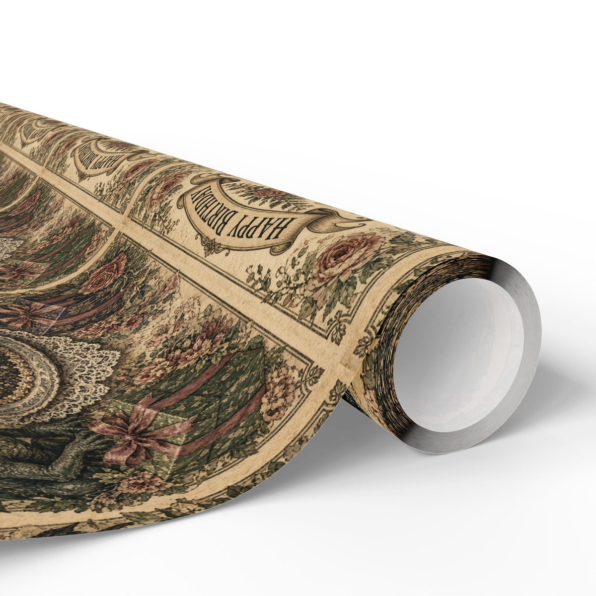 Funny Cryptid Birthday Wrapping Paper - Bigfoot, Mothman, Alien & Loch Ness Gift Wrap