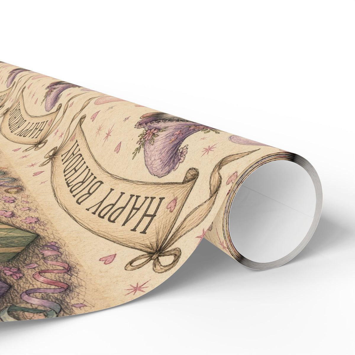 Funny Opossum Birthday Wrapping Paper