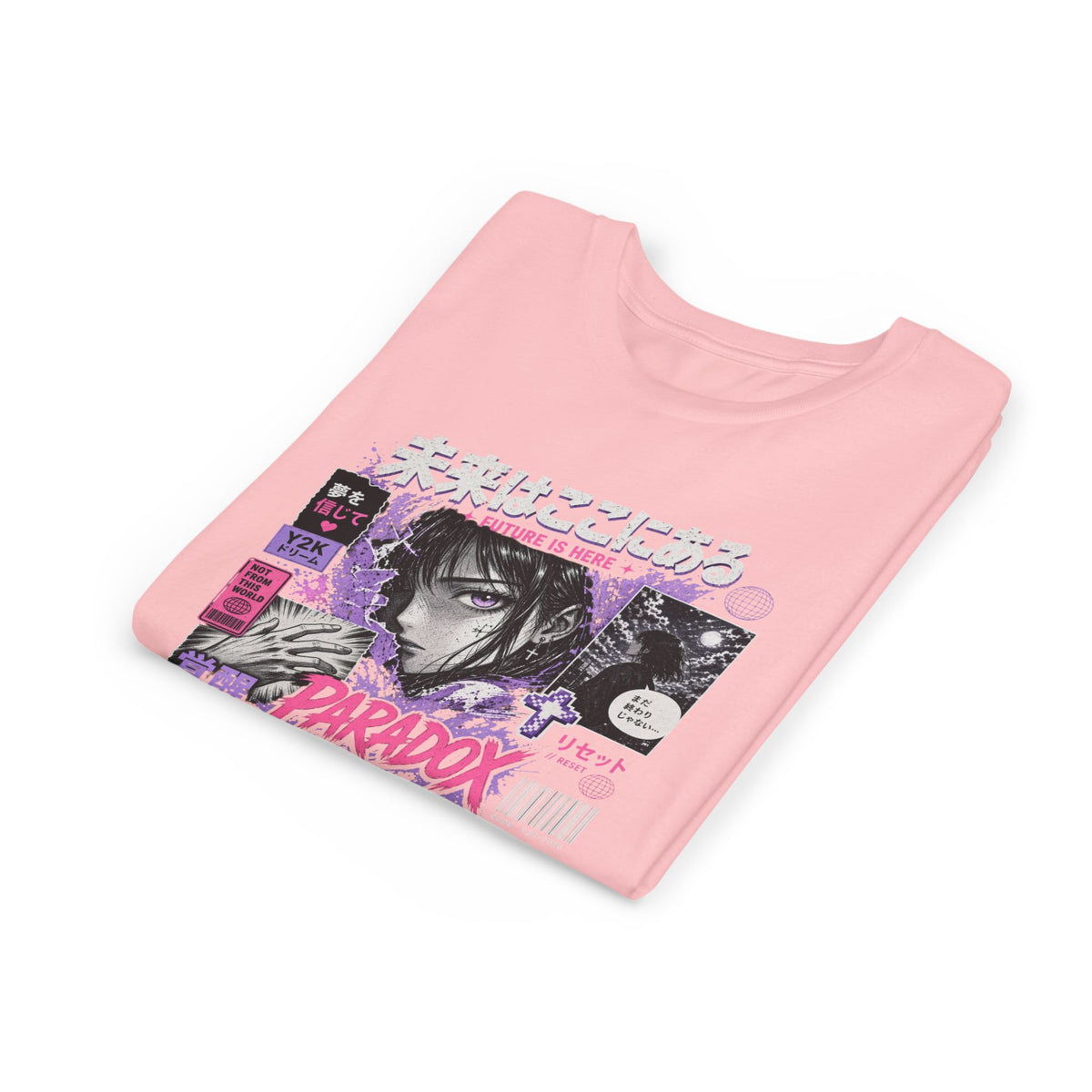 Y2K Youth Paradox Graphic T-Shirt – Retro 2000s Streetwear