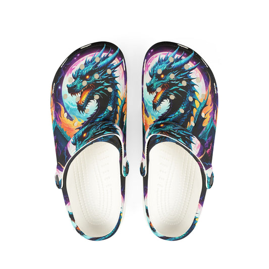 Dragon Fantasy Clog Slides
