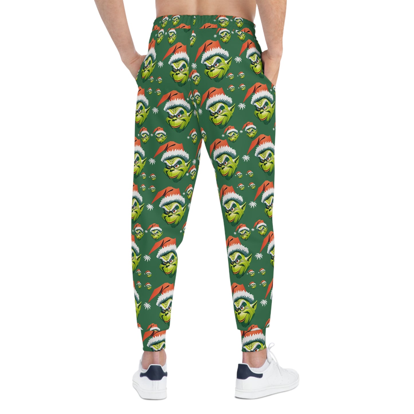 Christmas Cartoon Athletic Joggers, Holiday Funny Xmas Pants, Cute Sweatpants, Best Gifts