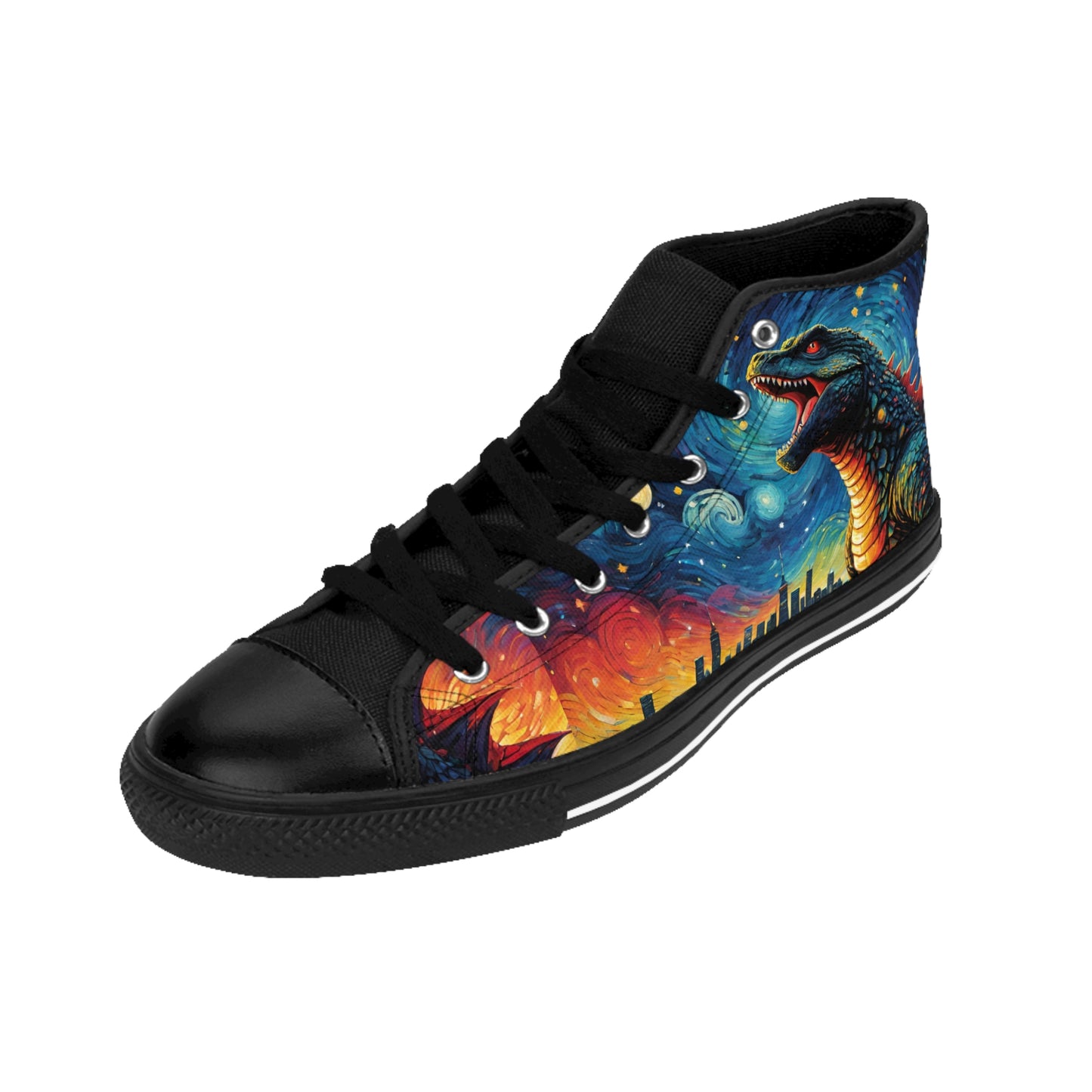 Sneakers Godzilla Starry Night Kaiju Accessories
