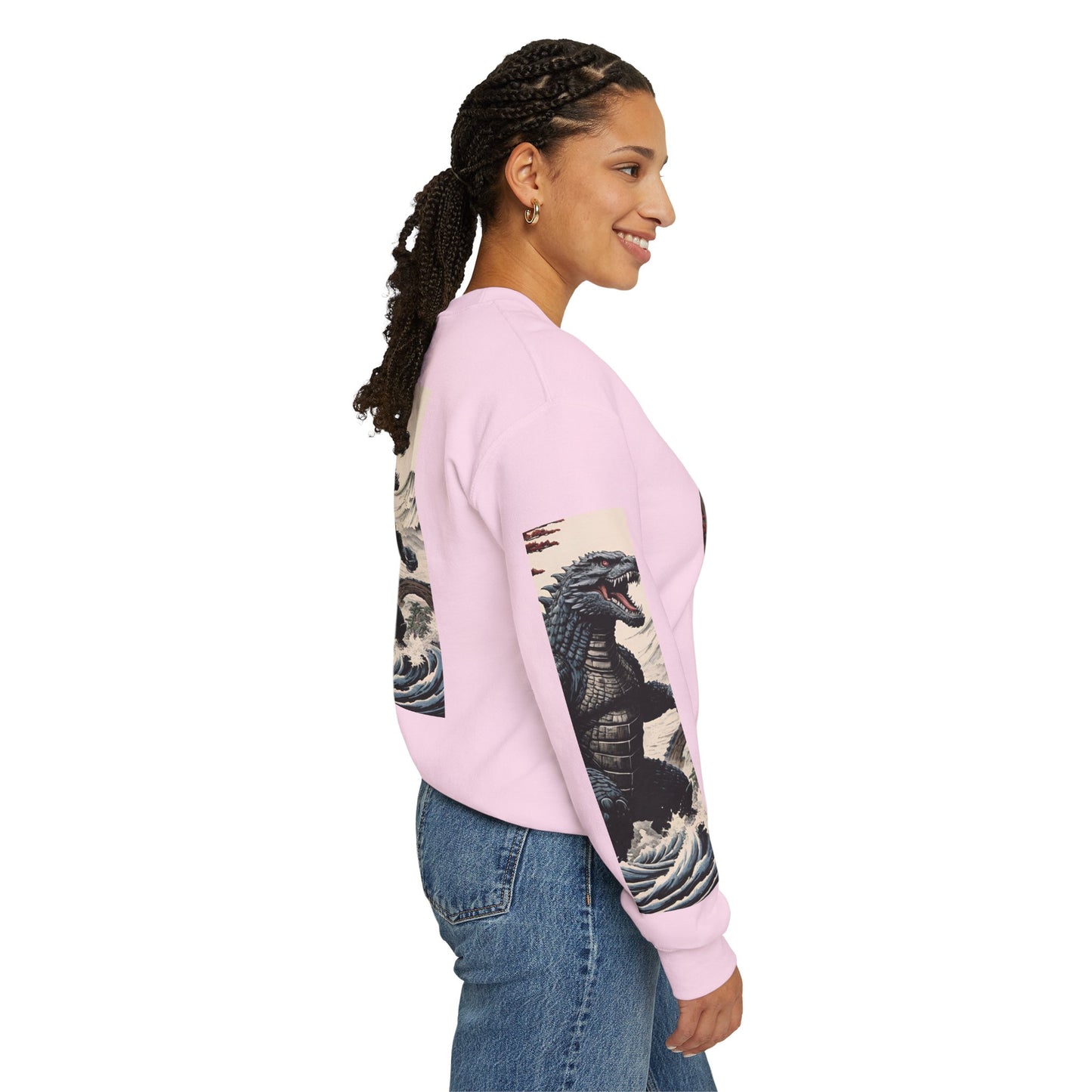 Retro Godzilla Crewneck Sweatshirt - Unisex Heavy Blend™