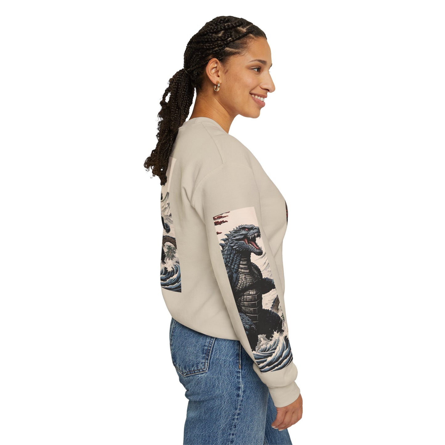 Retro Godzilla Crewneck Sweatshirt - Unisex Heavy Blend™