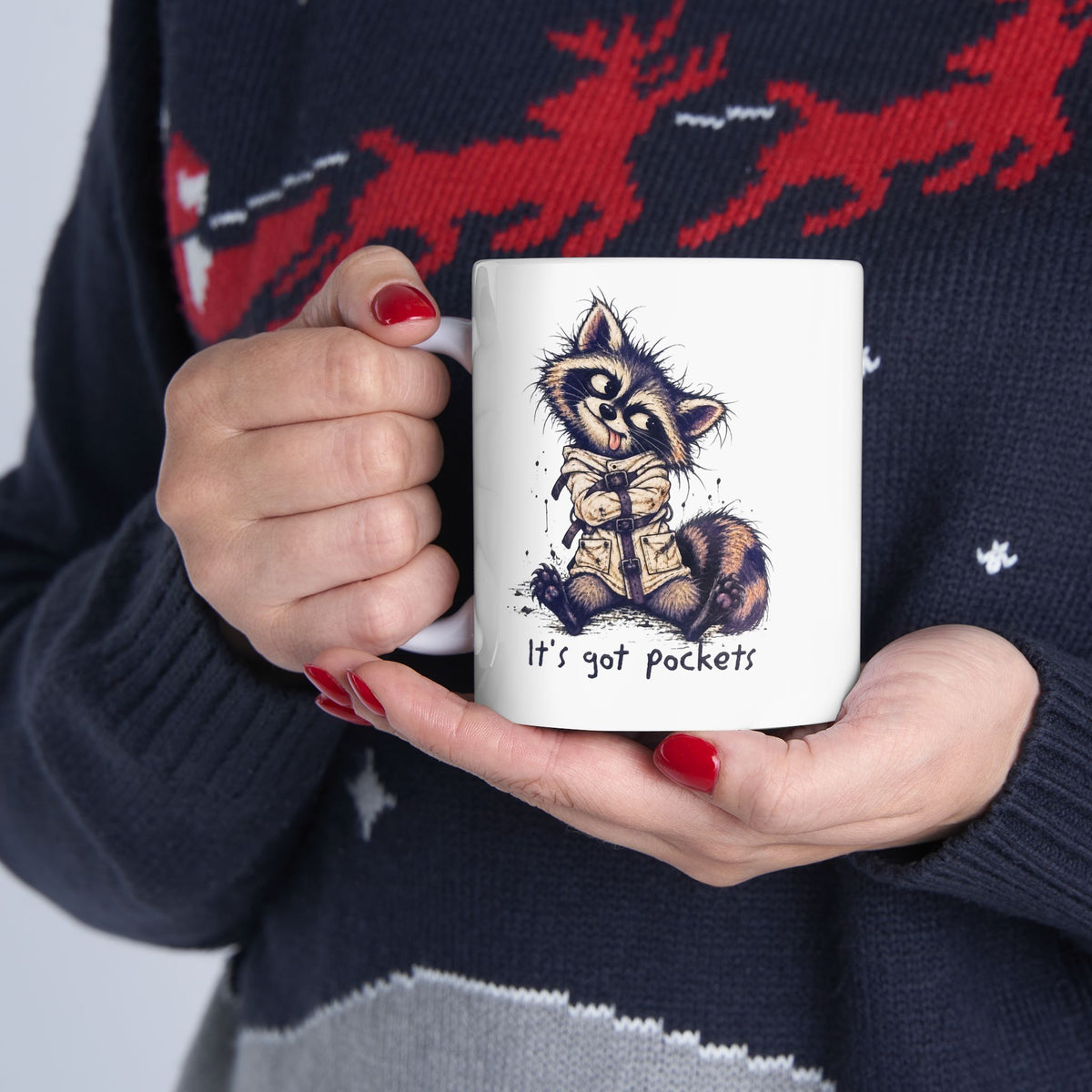 Funny Raccoon Ceramic Mug