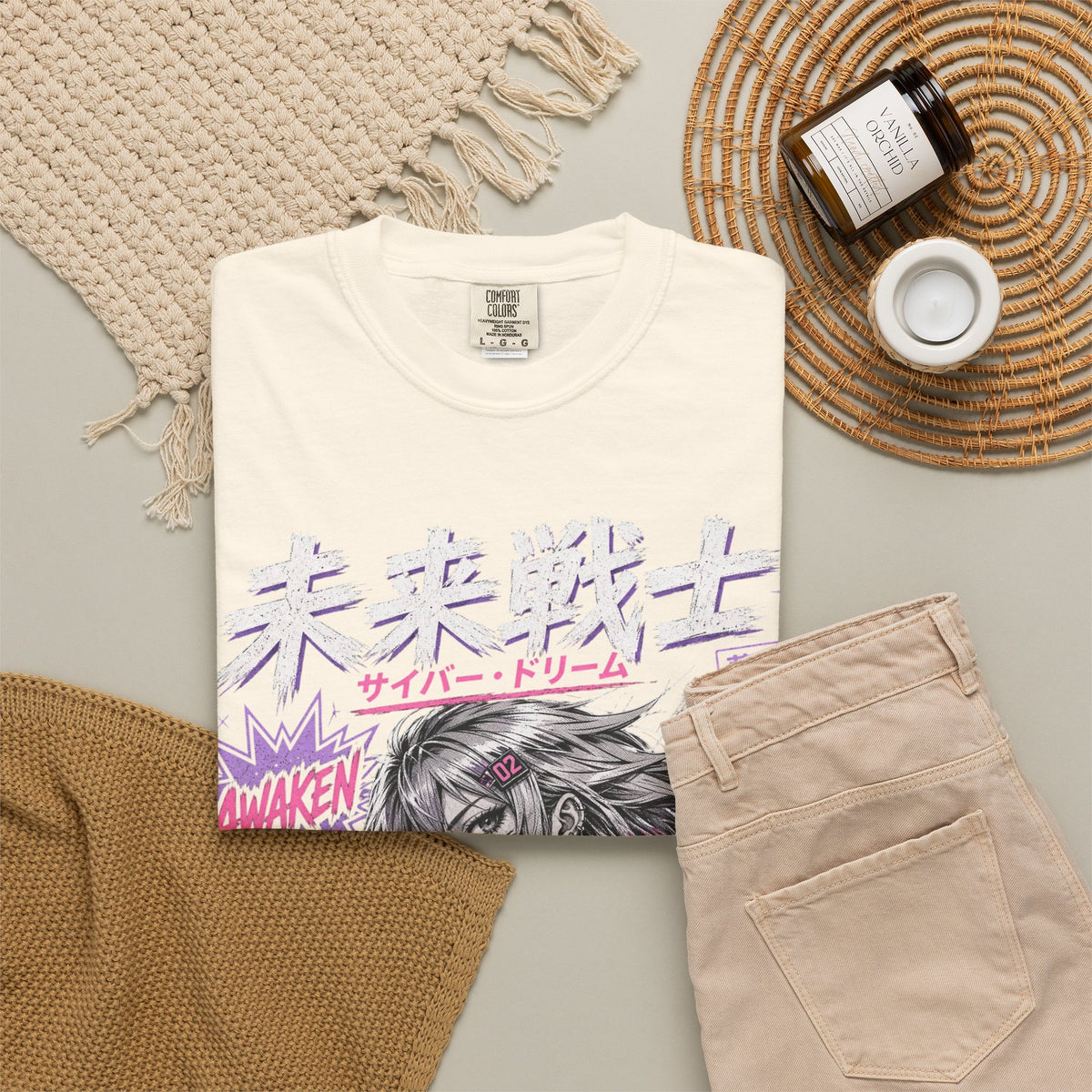 Y2K Anime Girl Graphic T-Shirt - Japanese Streetwear Manga Tee