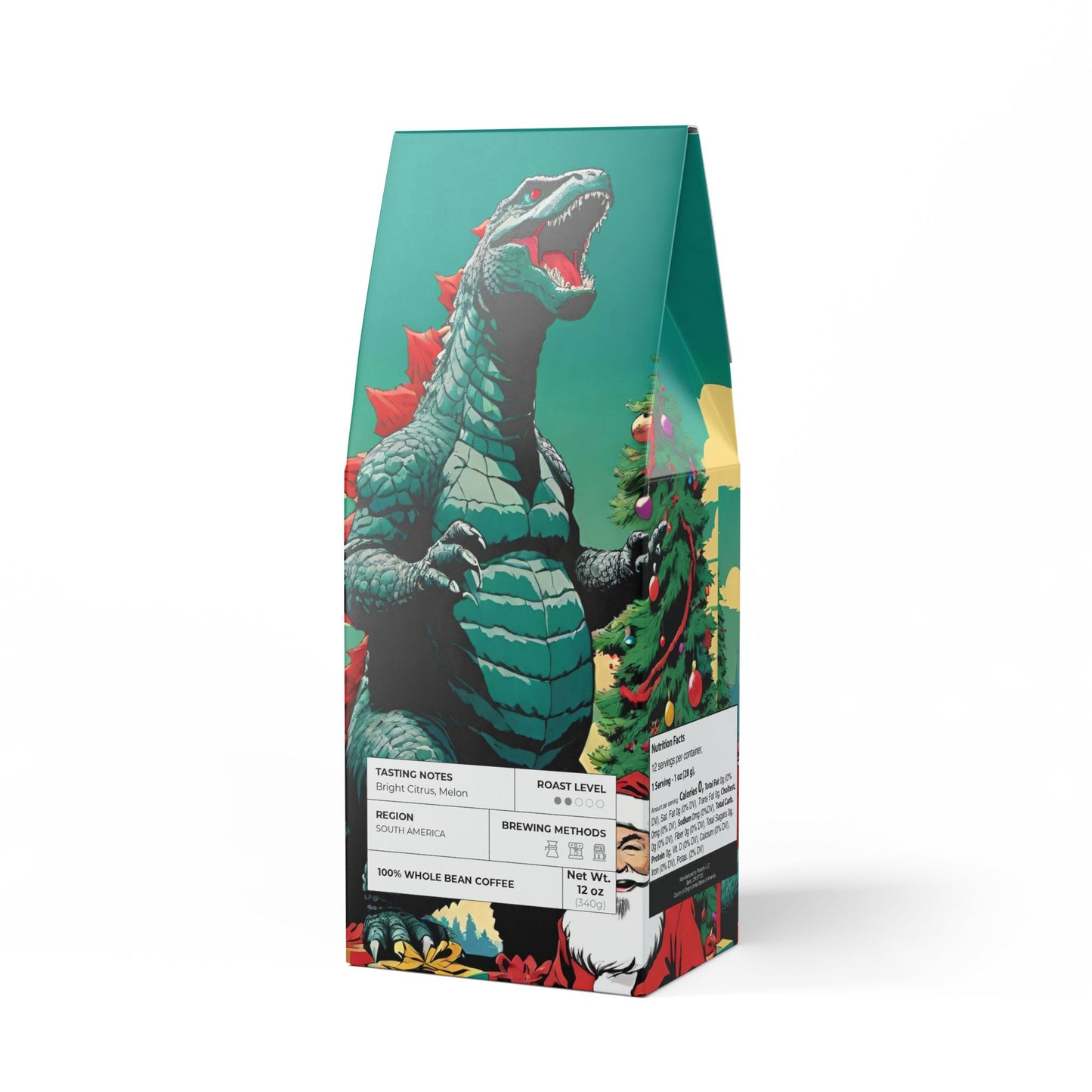 Godzilla Santa Retro Colombia Single Origin Coffee (Light-Medium Roast)