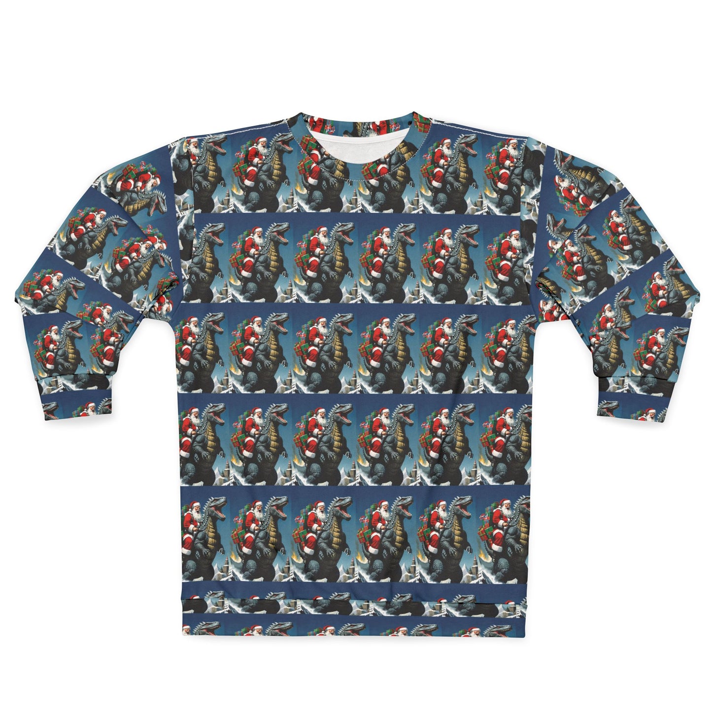 Godzilla Santa Christmas Sweatshirt