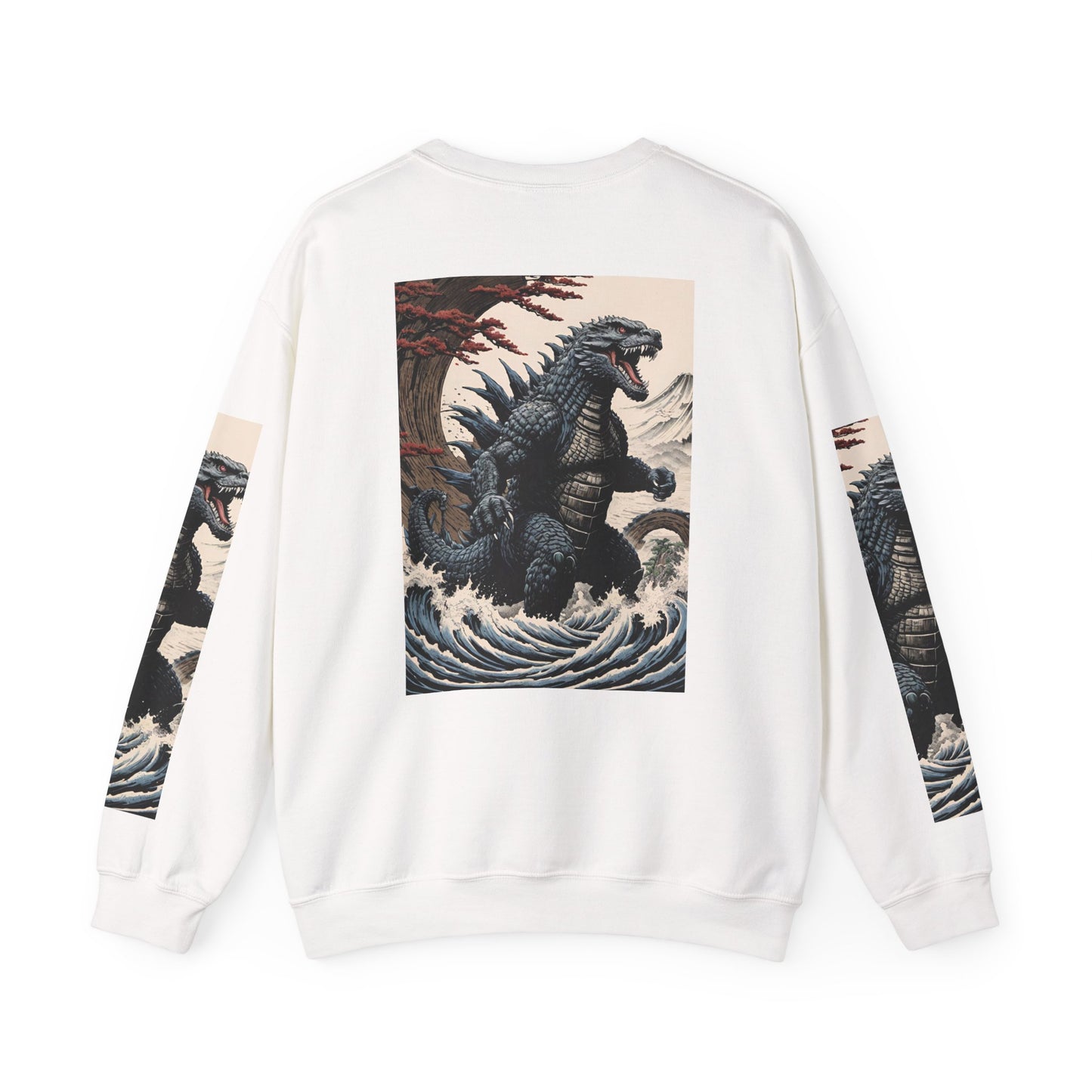 Retro Godzilla Crewneck Sweatshirt - Unisex Heavy Blend™
