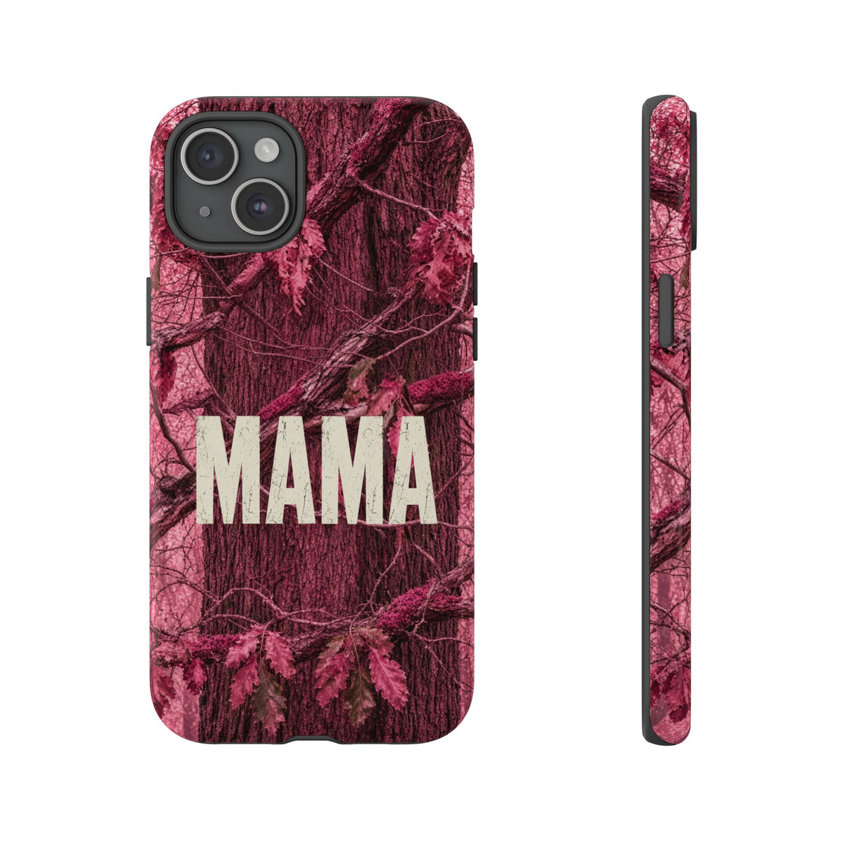 MAMA Pink Camouflage Tough Phone Case