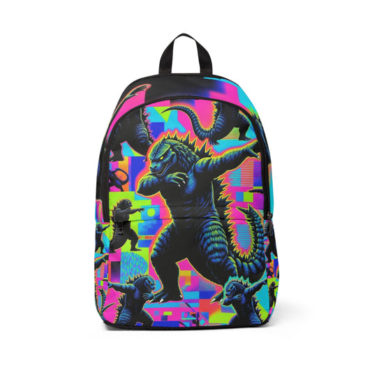 Y2K Godzilla Dabbing Backpack | Kaiju school or everyday bag