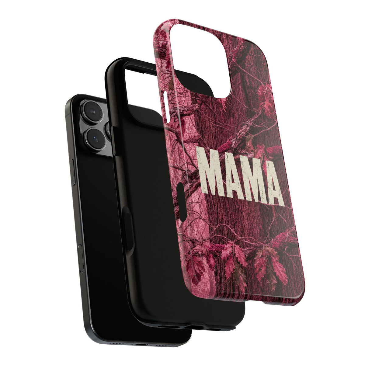 MAMA Pink Camouflage Tough Phone Case