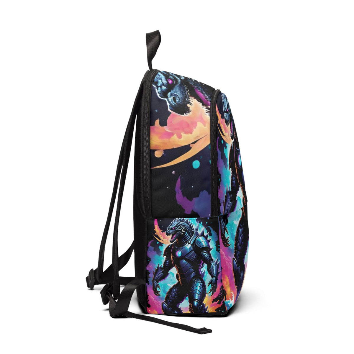 Galactic Godzilla Backpack - Perfect for Movies, Anime Lovers, School, Travel, Gifts, Festivals