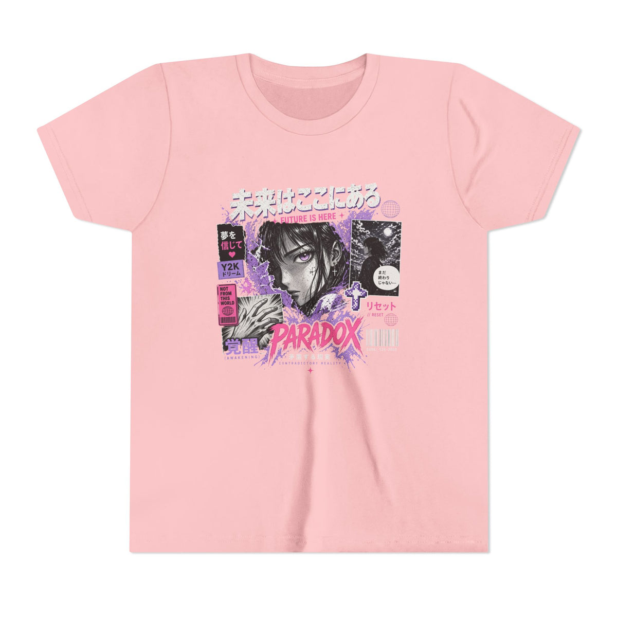 Y2K Youth Paradox Graphic T-Shirt – Retro 2000s Streetwear