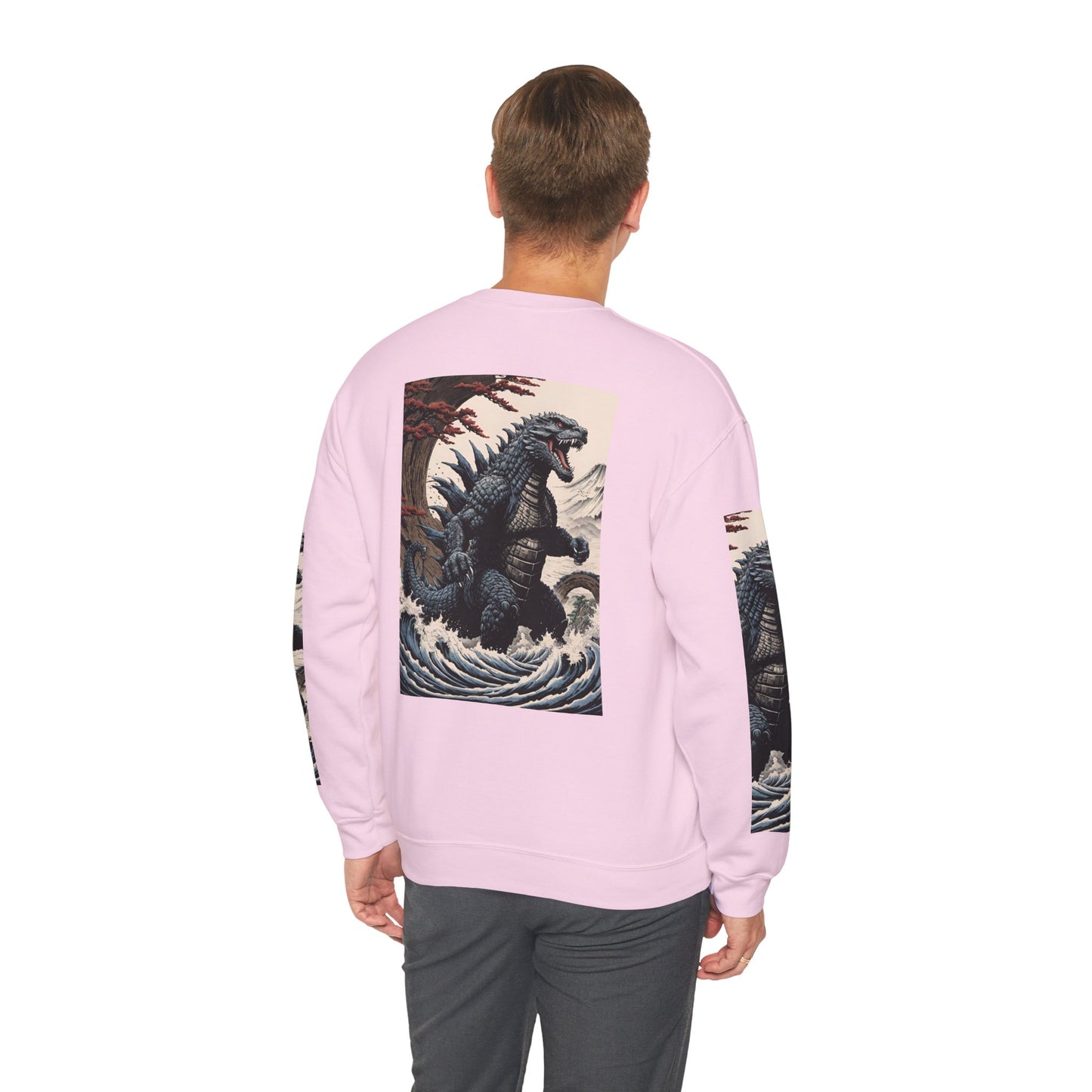 Retro Godzilla Crewneck Sweatshirt - Unisex Heavy Blend™
