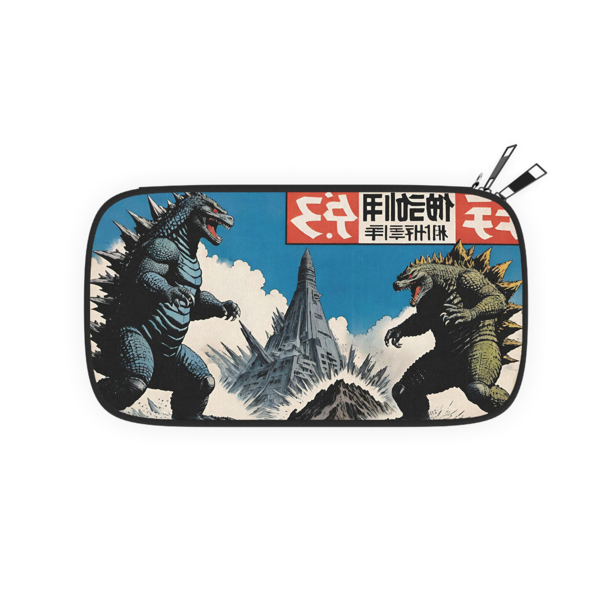 Vintage Japanese Comic Art Passport Wallet - Retro Travel Holder