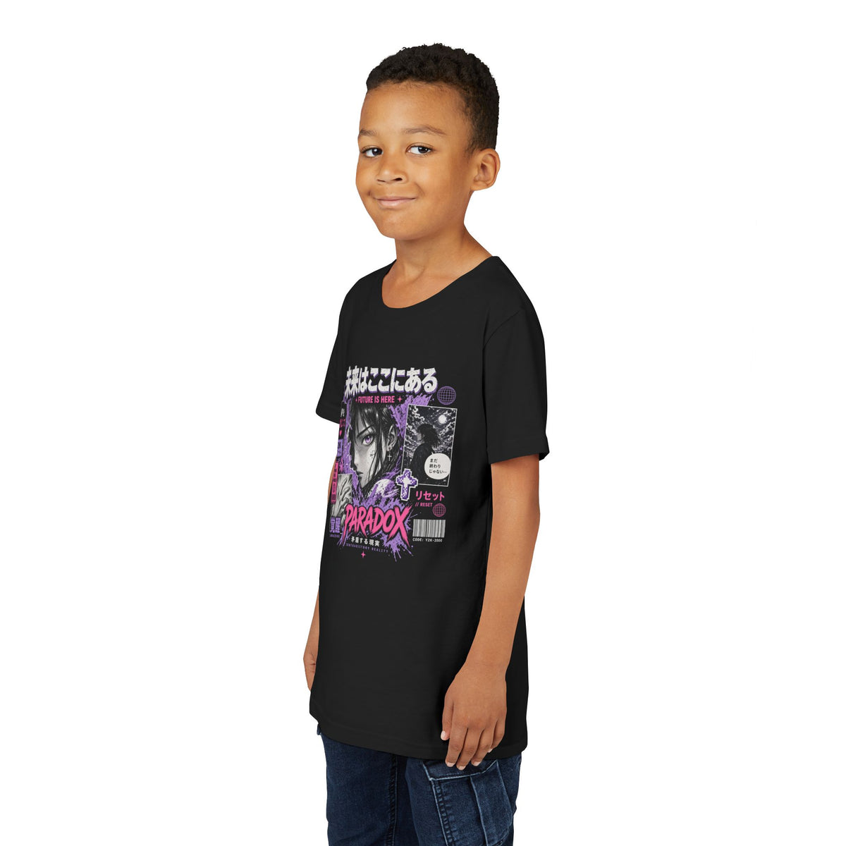 Y2K Youth Paradox Graphic T-Shirt – Retro 2000s Streetwear