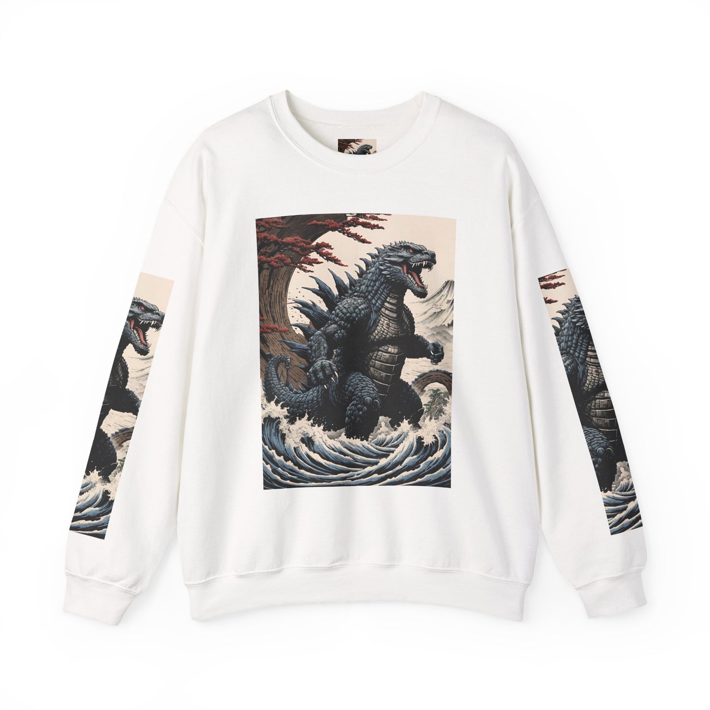Retro Godzilla Crewneck Sweatshirt - Unisex Heavy Blend™