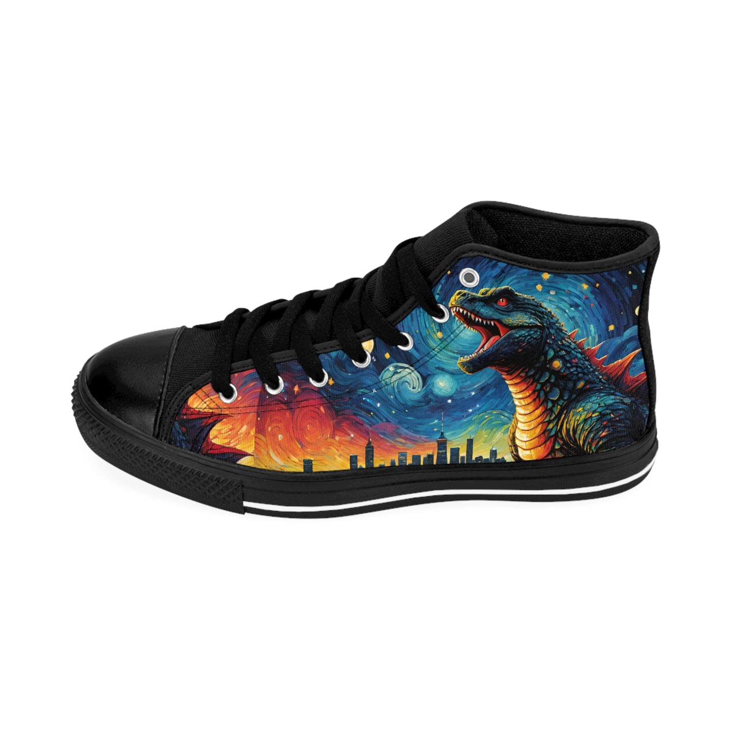 Sneakers Godzilla Starry Night Kaiju Accessories