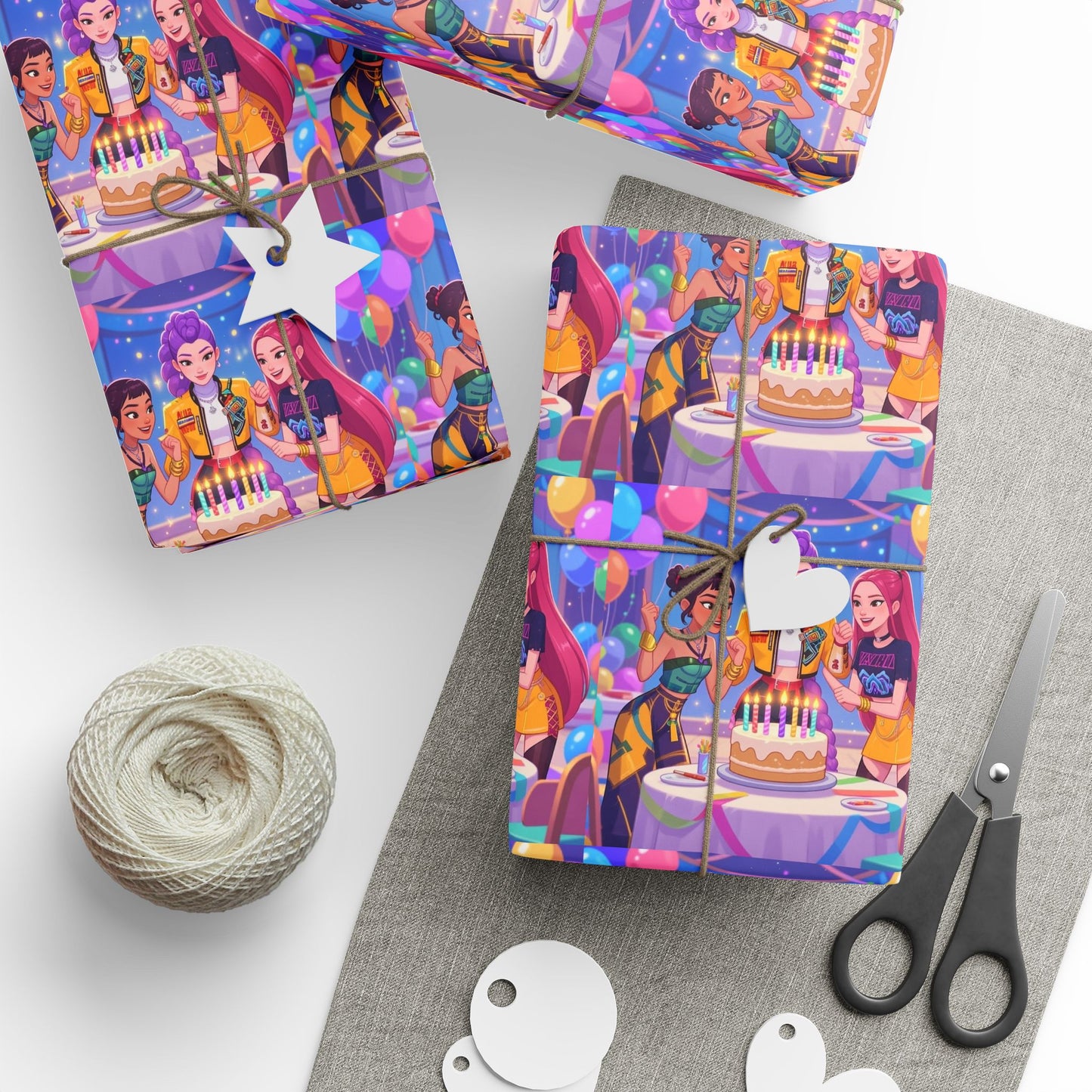 Kpop birthday wrapping paper, Kpop birthday gift wrap