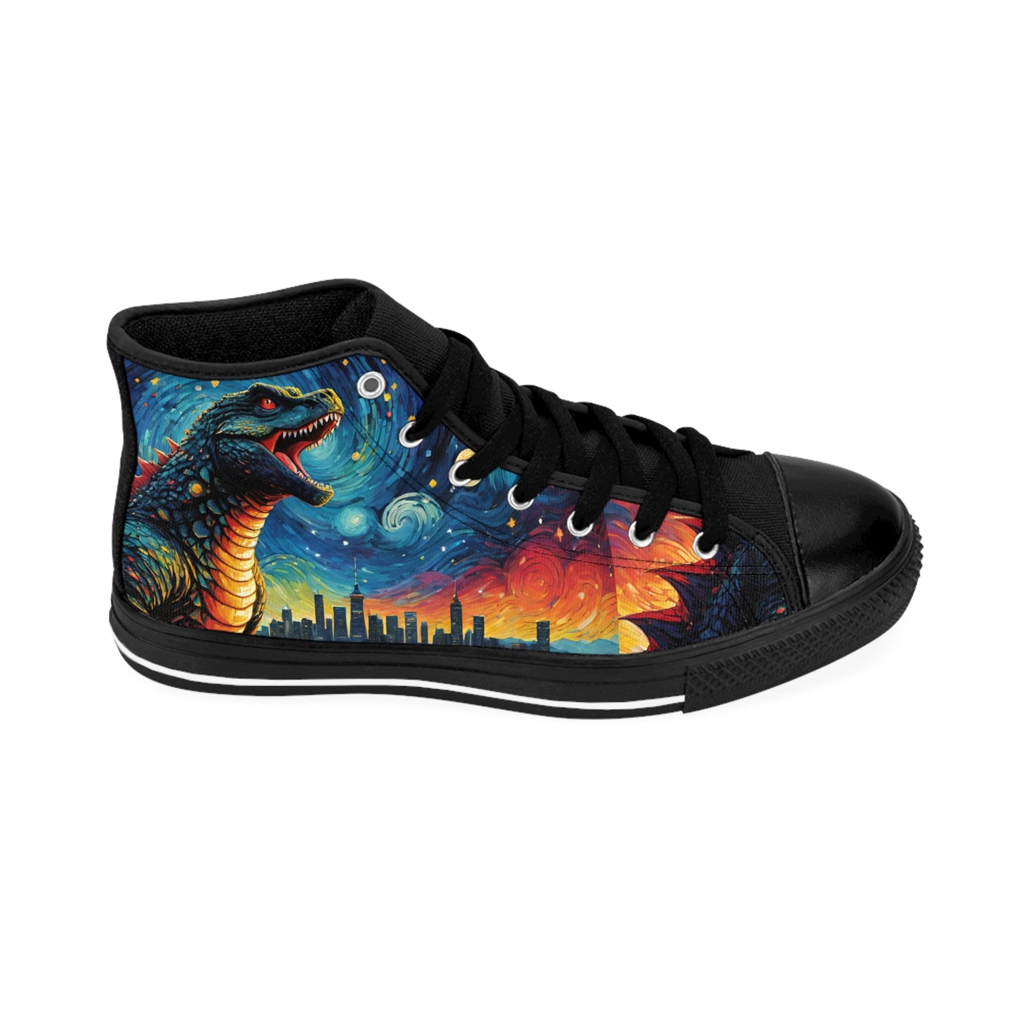Sneakers Godzilla Starry Night Kaiju Accessories