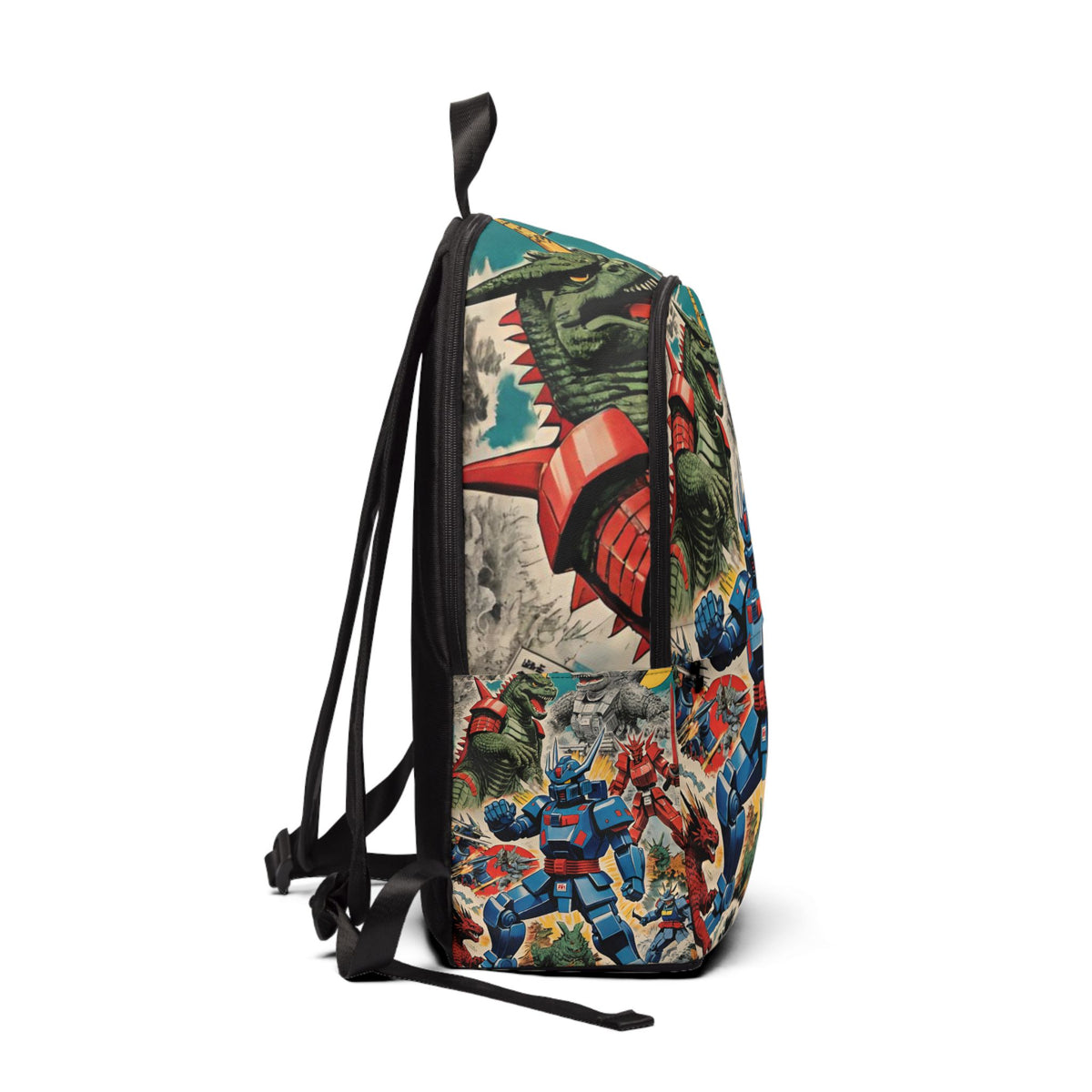 Vintage Japanese Kaiju backpack, Godzilla Versus Tokyo Travel Bag