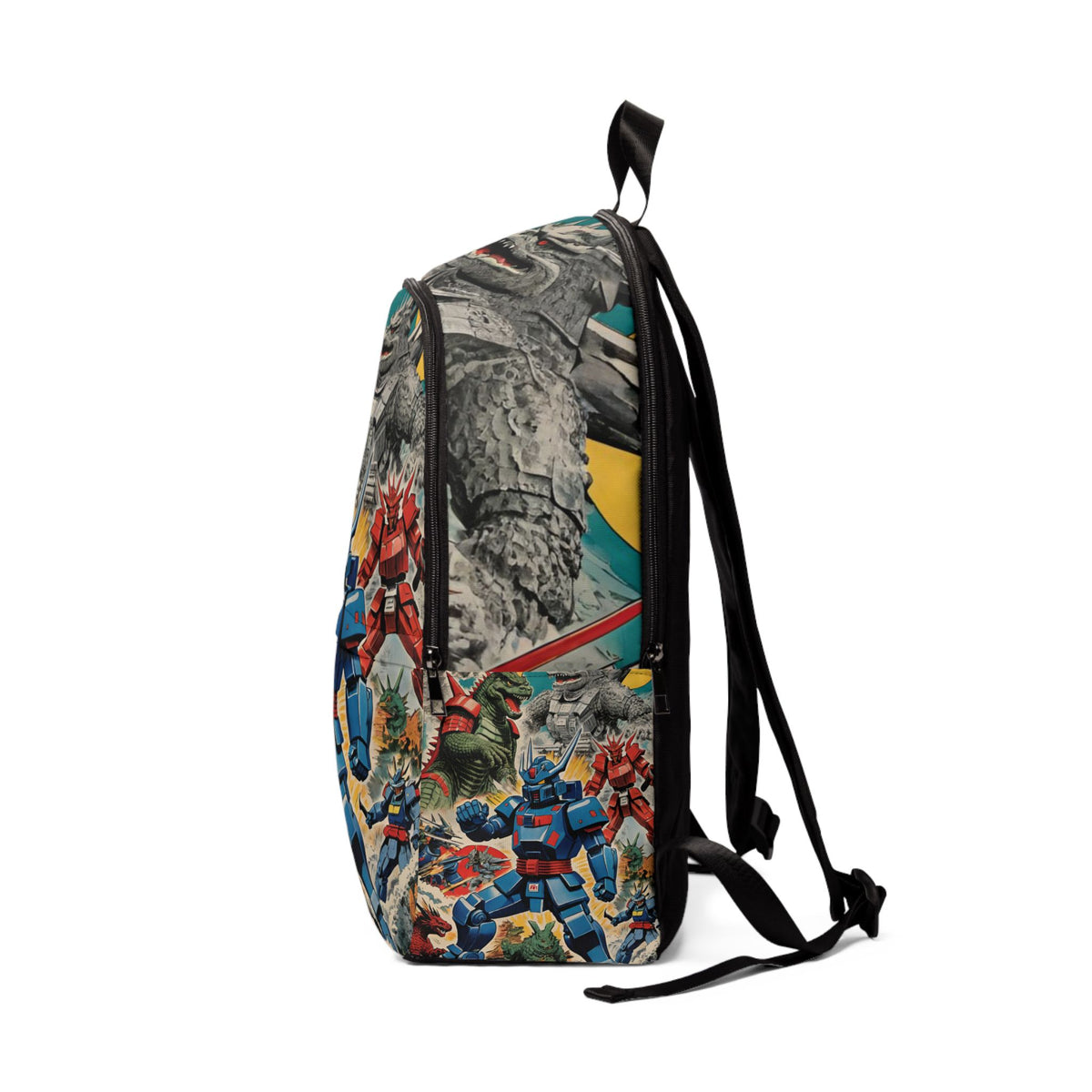 Vintage Japanese Kaiju backpack, Godzilla Versus Tokyo Travel Bag